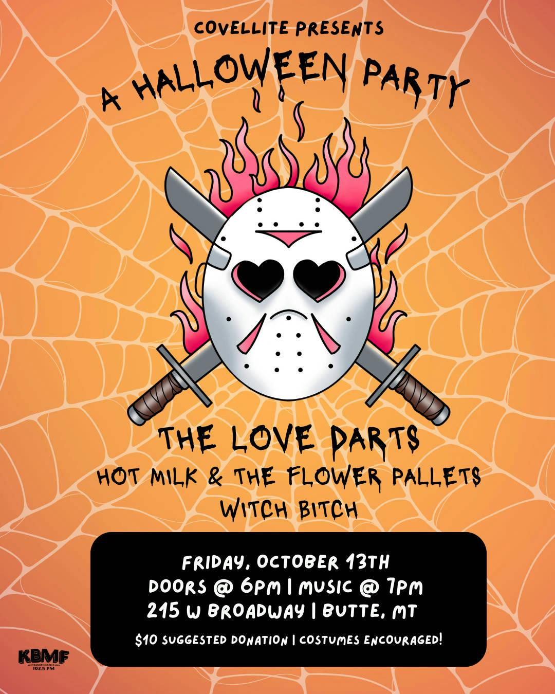 Halloween Party Ft The Love Darts Hot Milk The Flower Pallets And