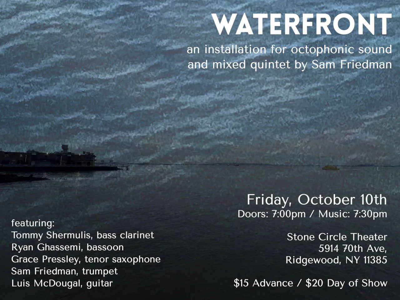 Waterfront event banner