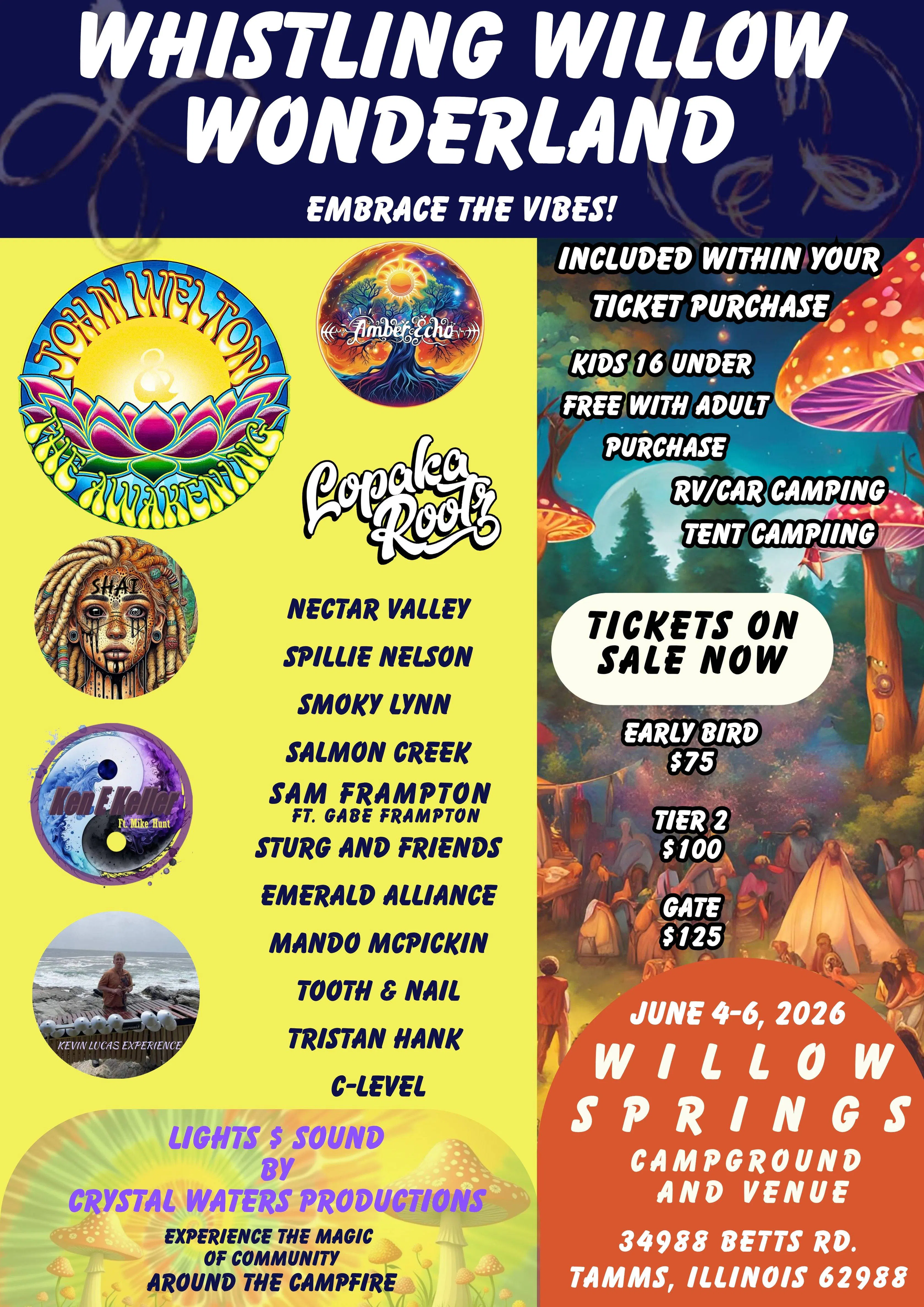 Whistling Willow Wonderland event banner