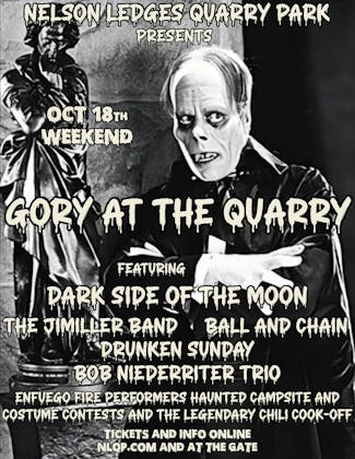 GORY AT THE QUARRY event banner