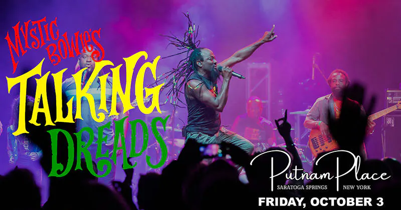 Mystic Bowie's Talking Dreads w/ Dr. Jah and The Love Prophets event banner