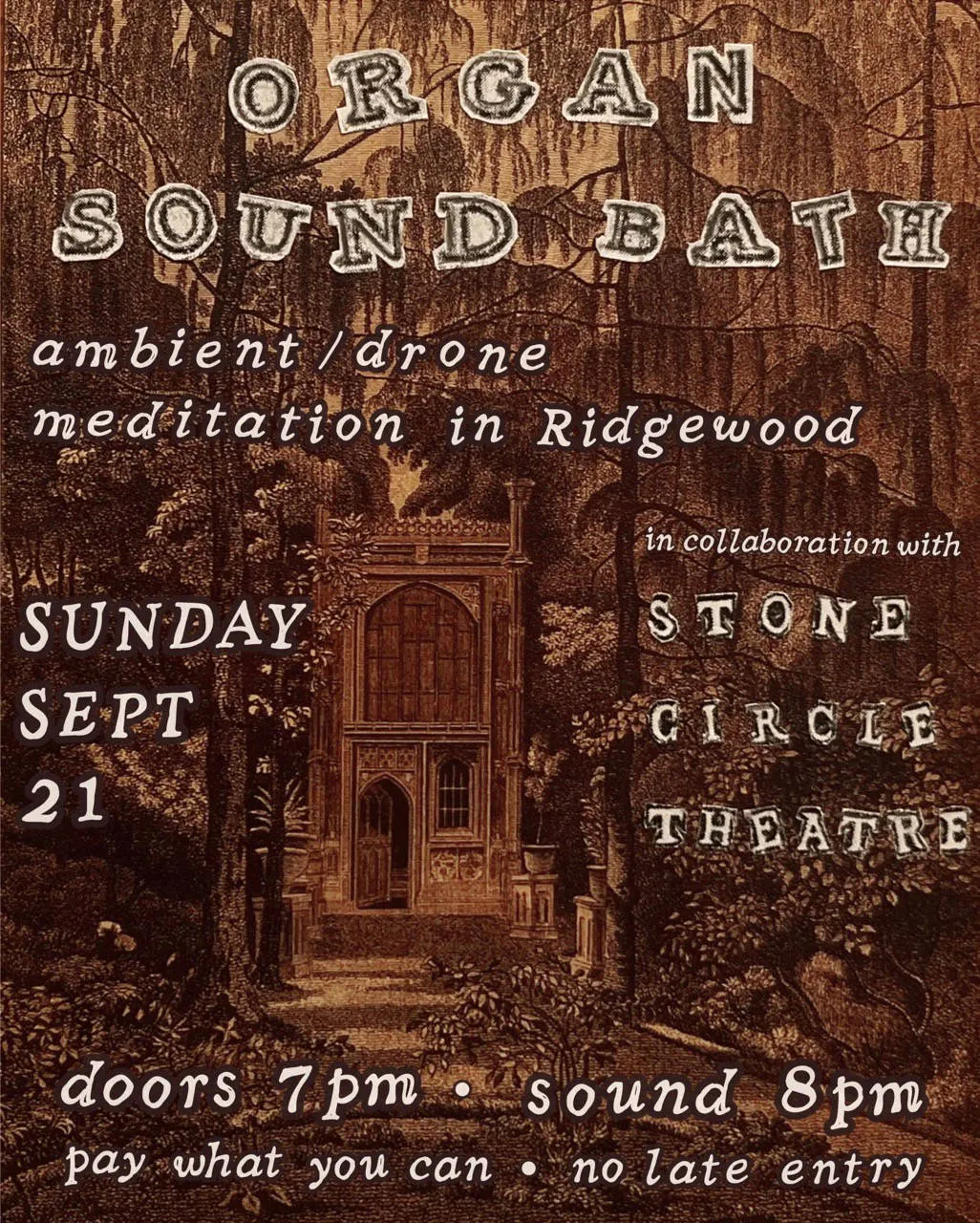 Healing Soundbath event banner