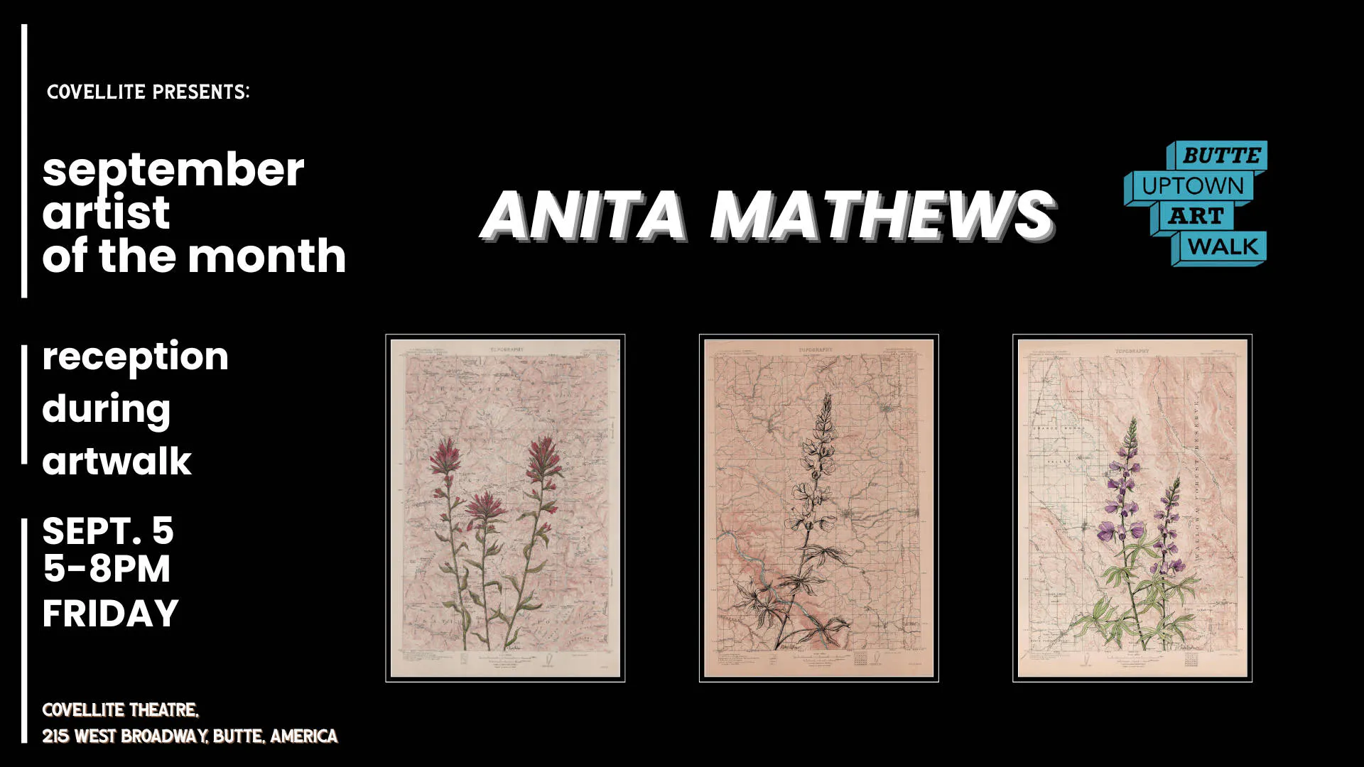 Anita Mathews: September Featured Artist - Art Walk event banner