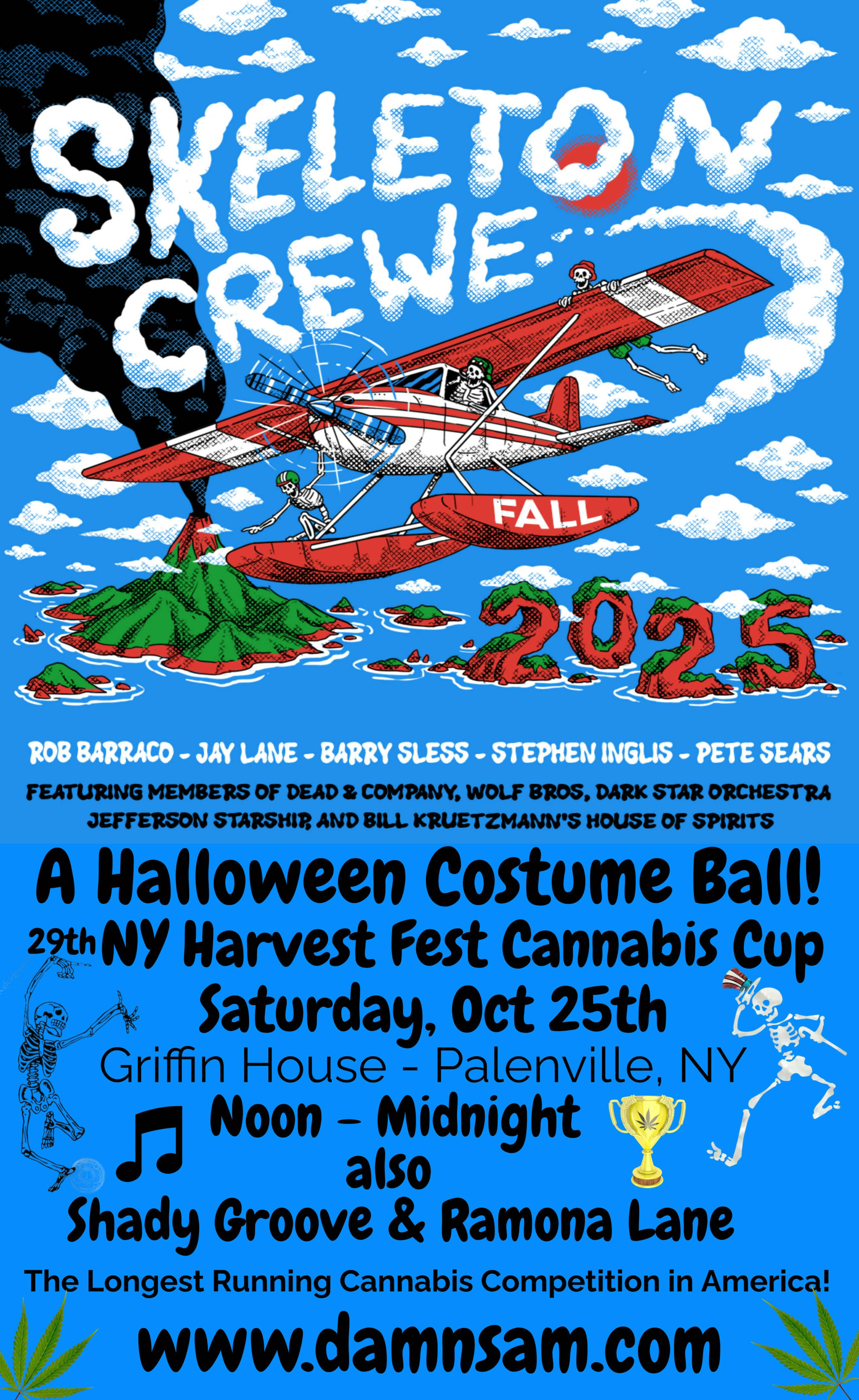 29th annual NY Harvest Fest Cannabis Cup event banner