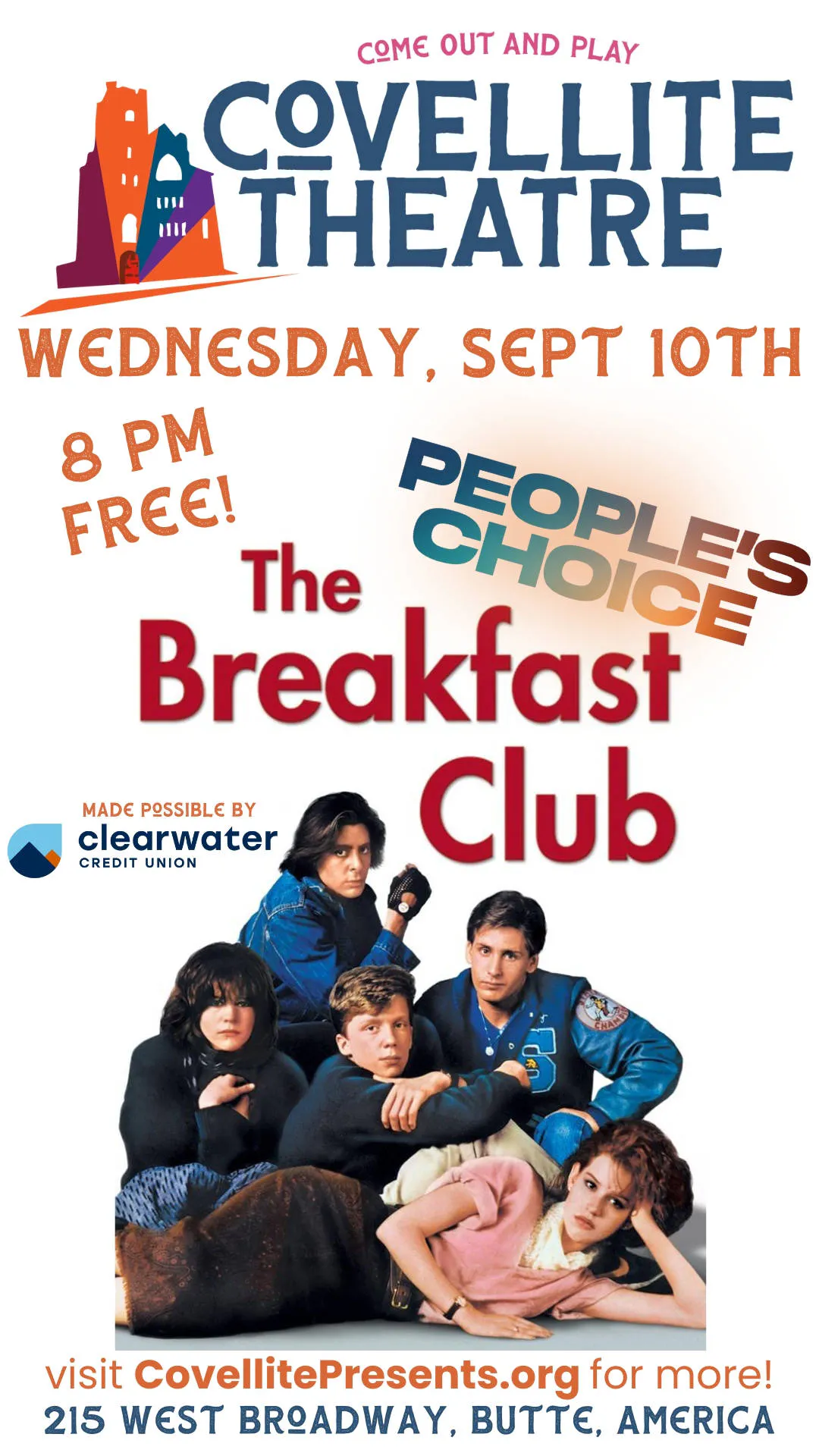 People’s Choice!!- Free Movie on the Big Screen! event banner