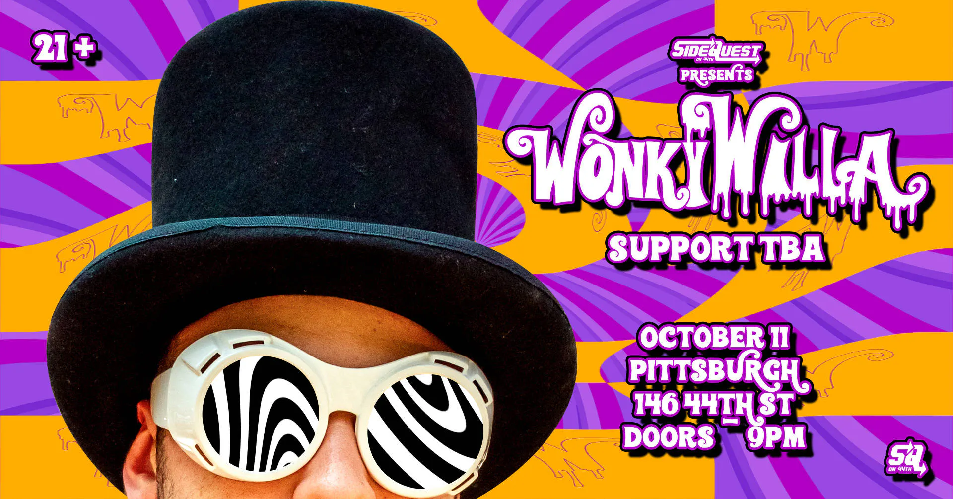 WonkyWilla event banner
