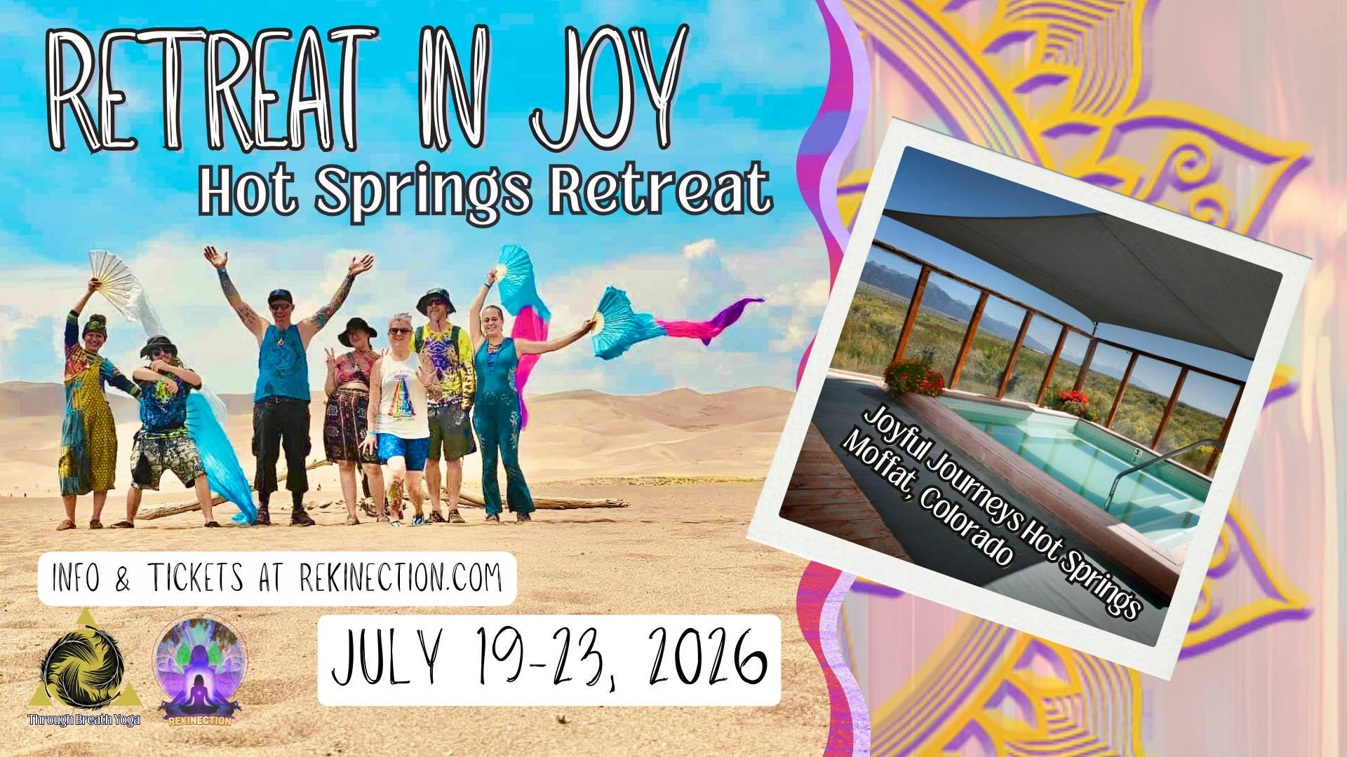 Retreat in Joy Hot Springs Retreat 2026 event banner