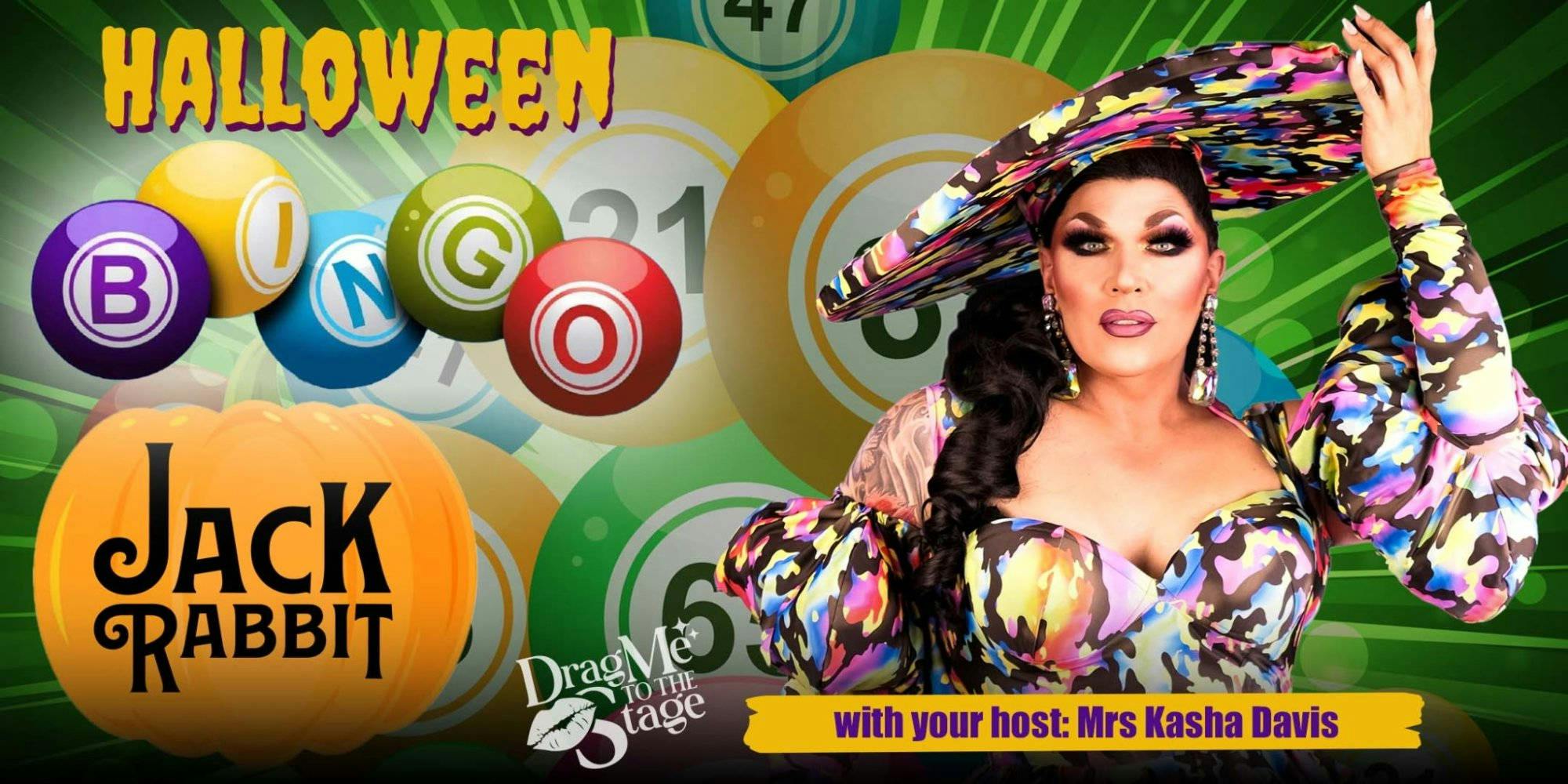 Halloween Drag Bingo event banner