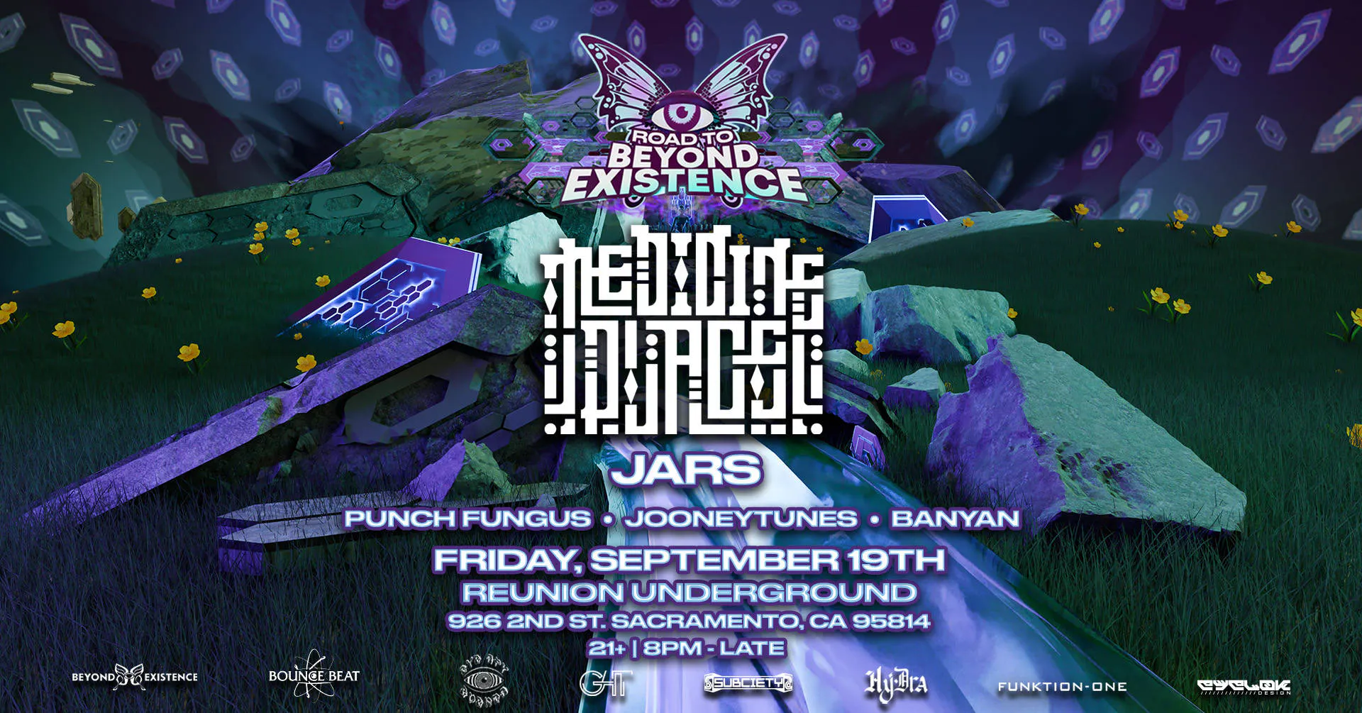 Medicine Place at Reunion Underground event banner