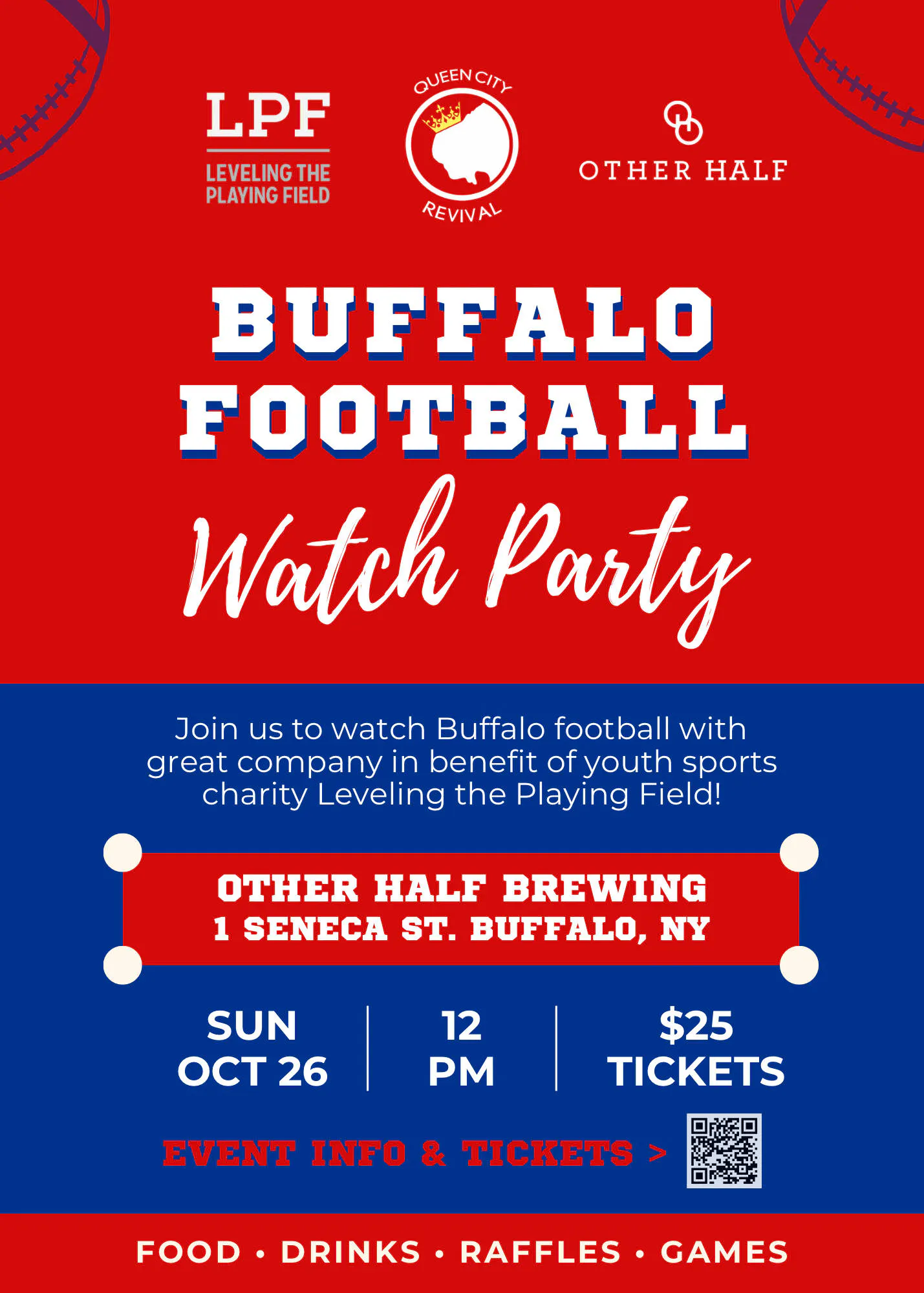 Buffalo Football Watch Party event banner