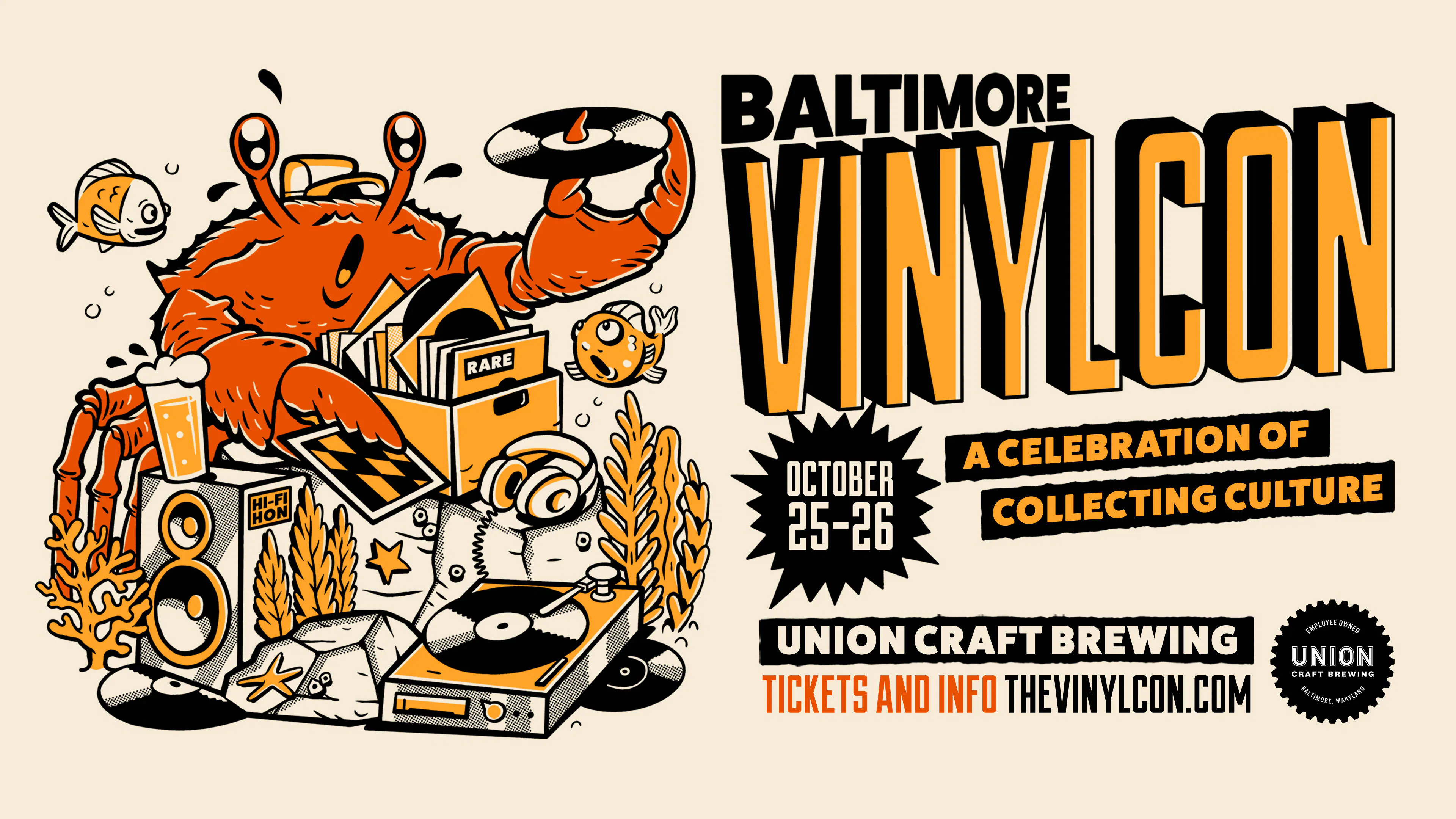 VinylCon! Baltimore - October 25-26 event banner