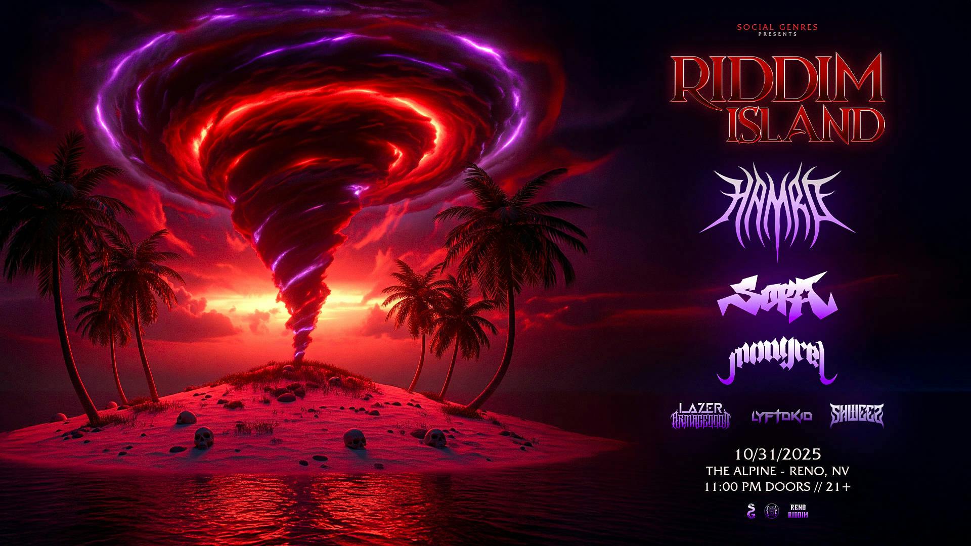 Riddim Island 4 (Reno) event banner