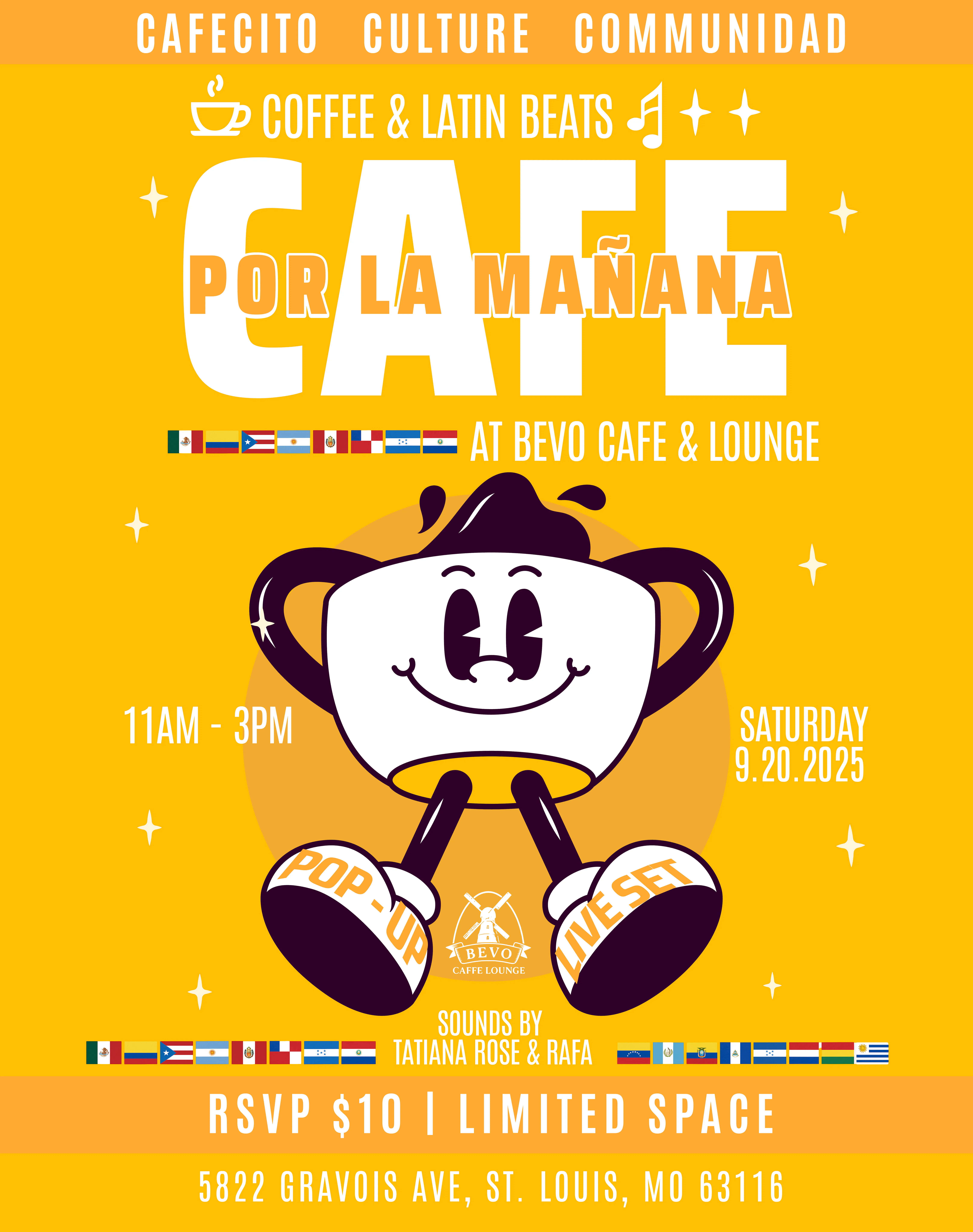 Cafe Por La Manana V3 event banner