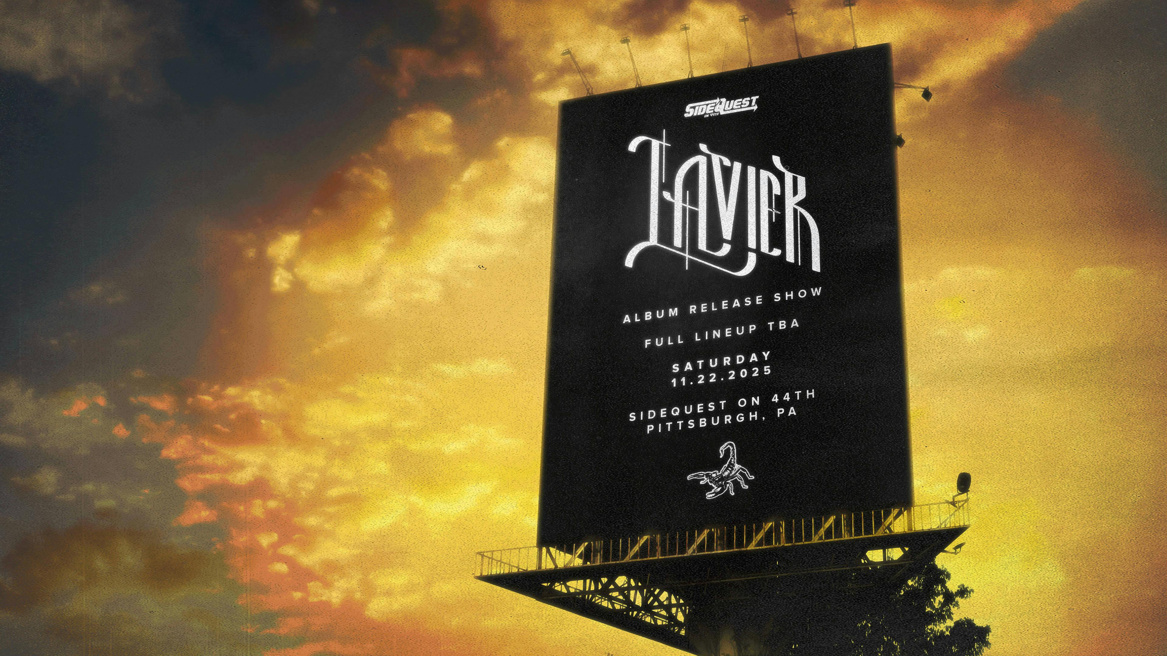 Lavier - Album Release Show event banner