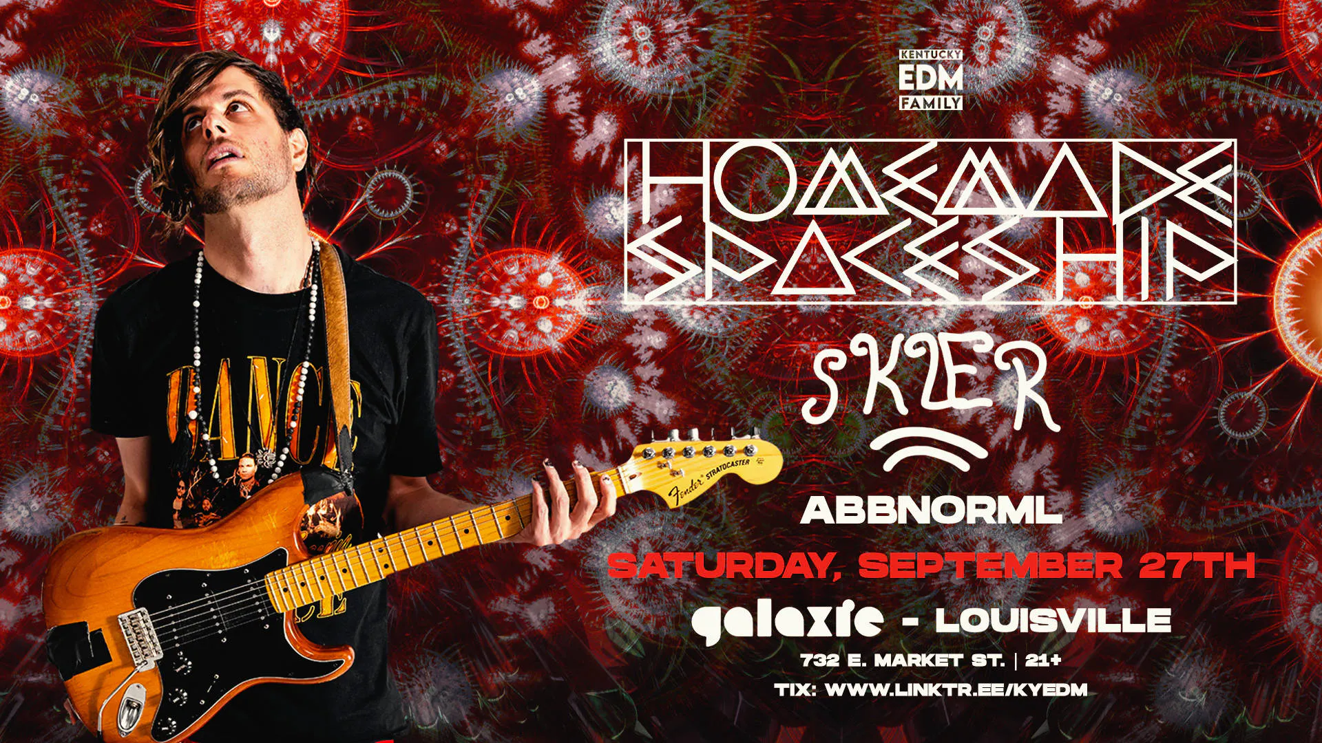 NULUFEST AFTERPARTY: Homemade Spaceship w/ SKLER & Abbnorml at Galaxie - Louisville event banner