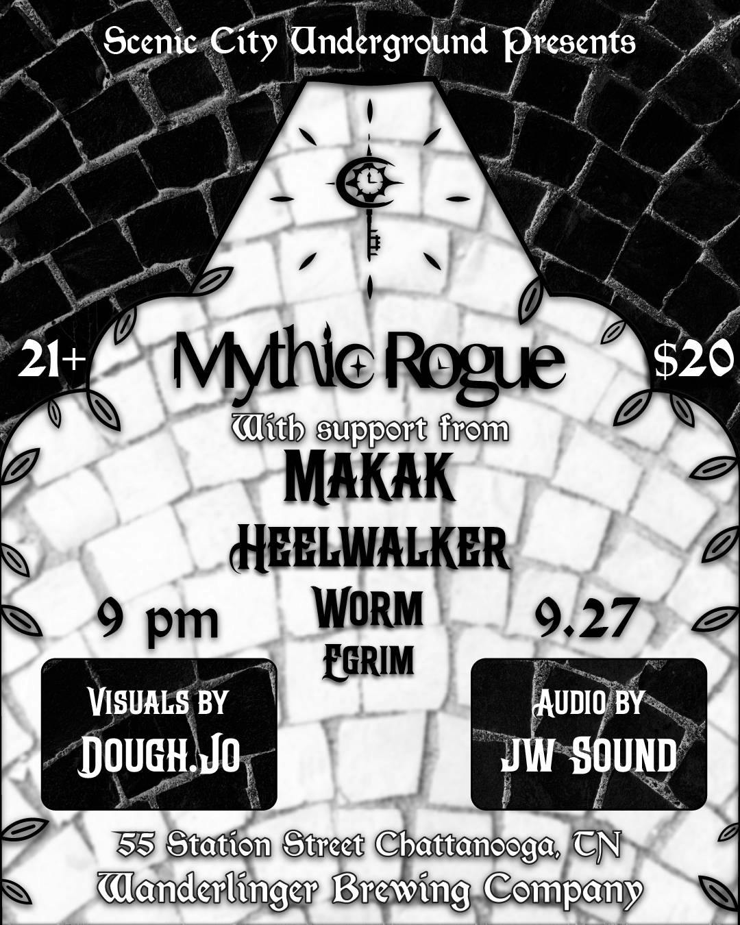 Mythic Rogue at Wanderlinger event banner