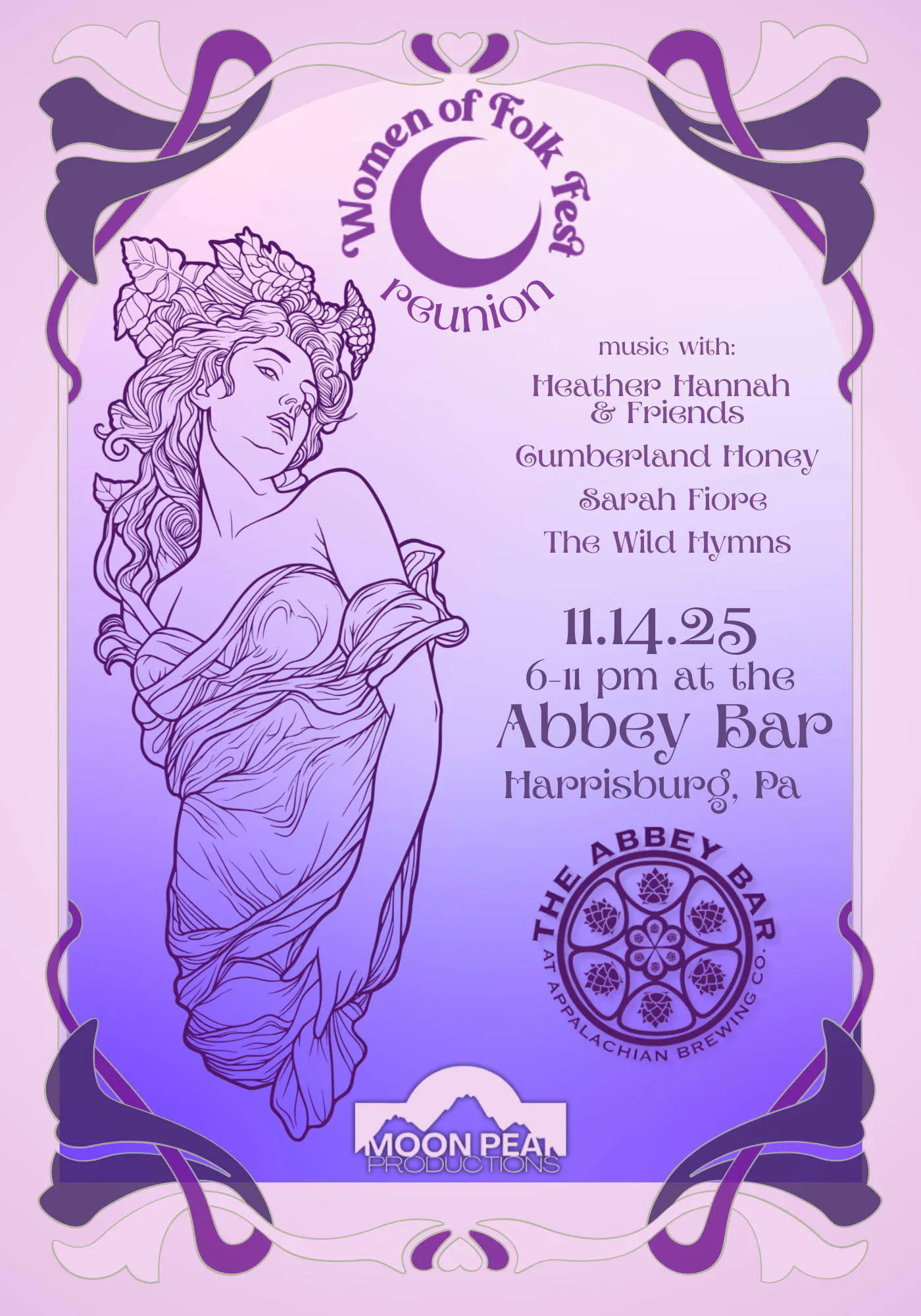 Women of Folk Fest at The Abbey Bar event banner