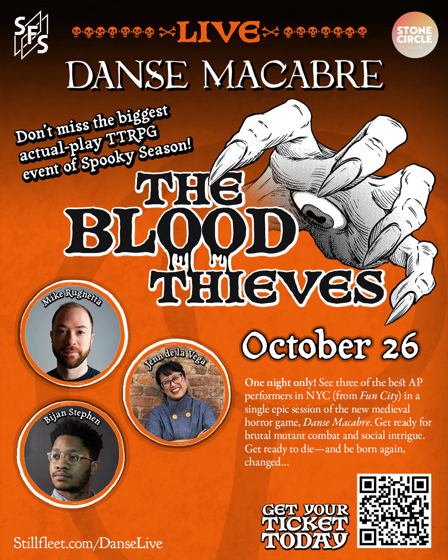 Dance Macabre Live event banner