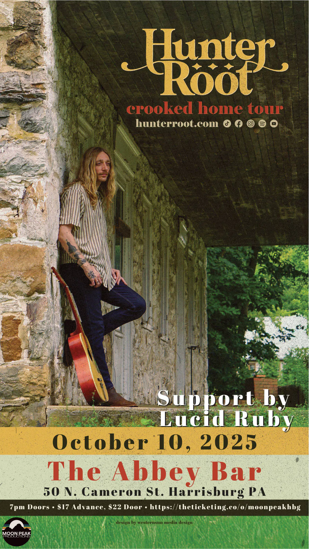 Hunter Root Album Release Show at The Abbey Bar event banner