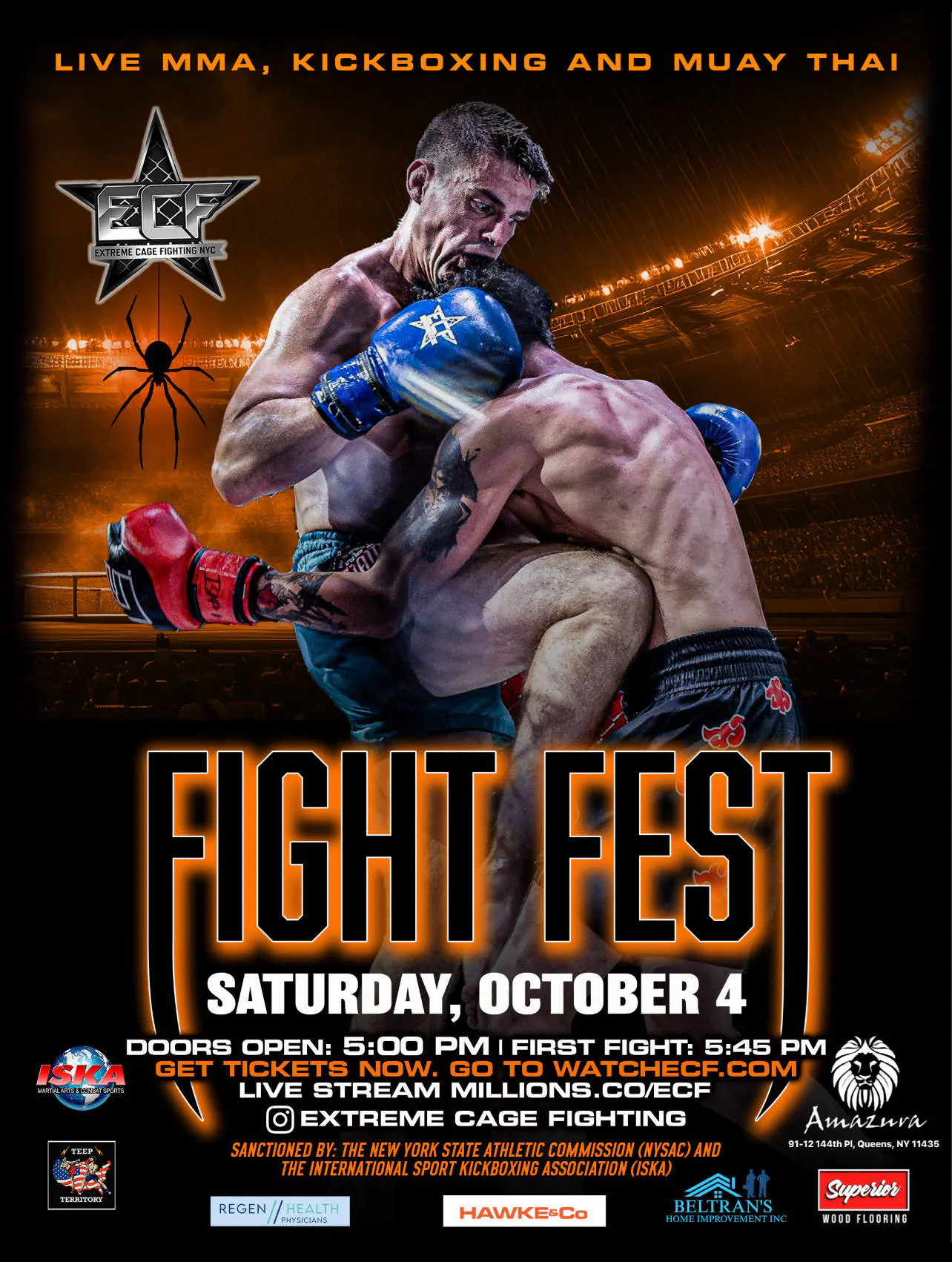ECF Fight Fest event banner
