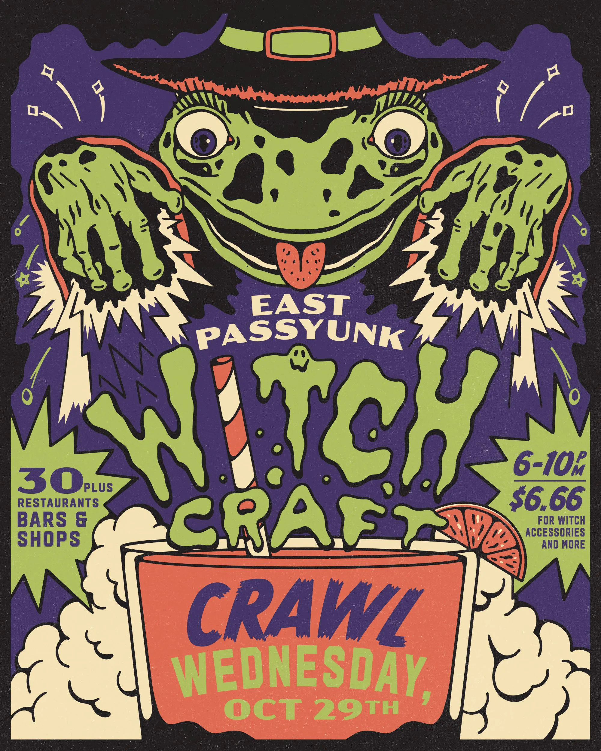 Witch Craft Crawl event banner
