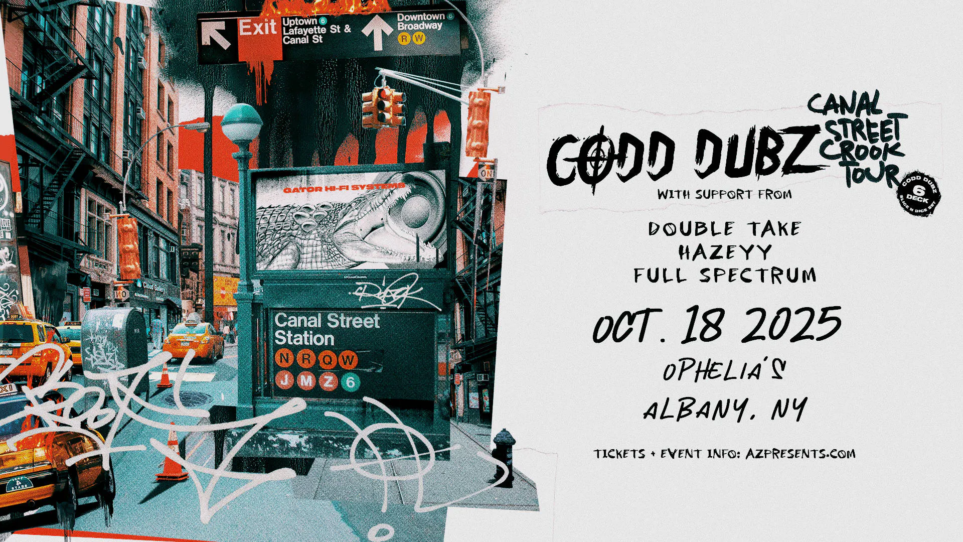 Codd Dubz: Canal St Crook Tour event banner