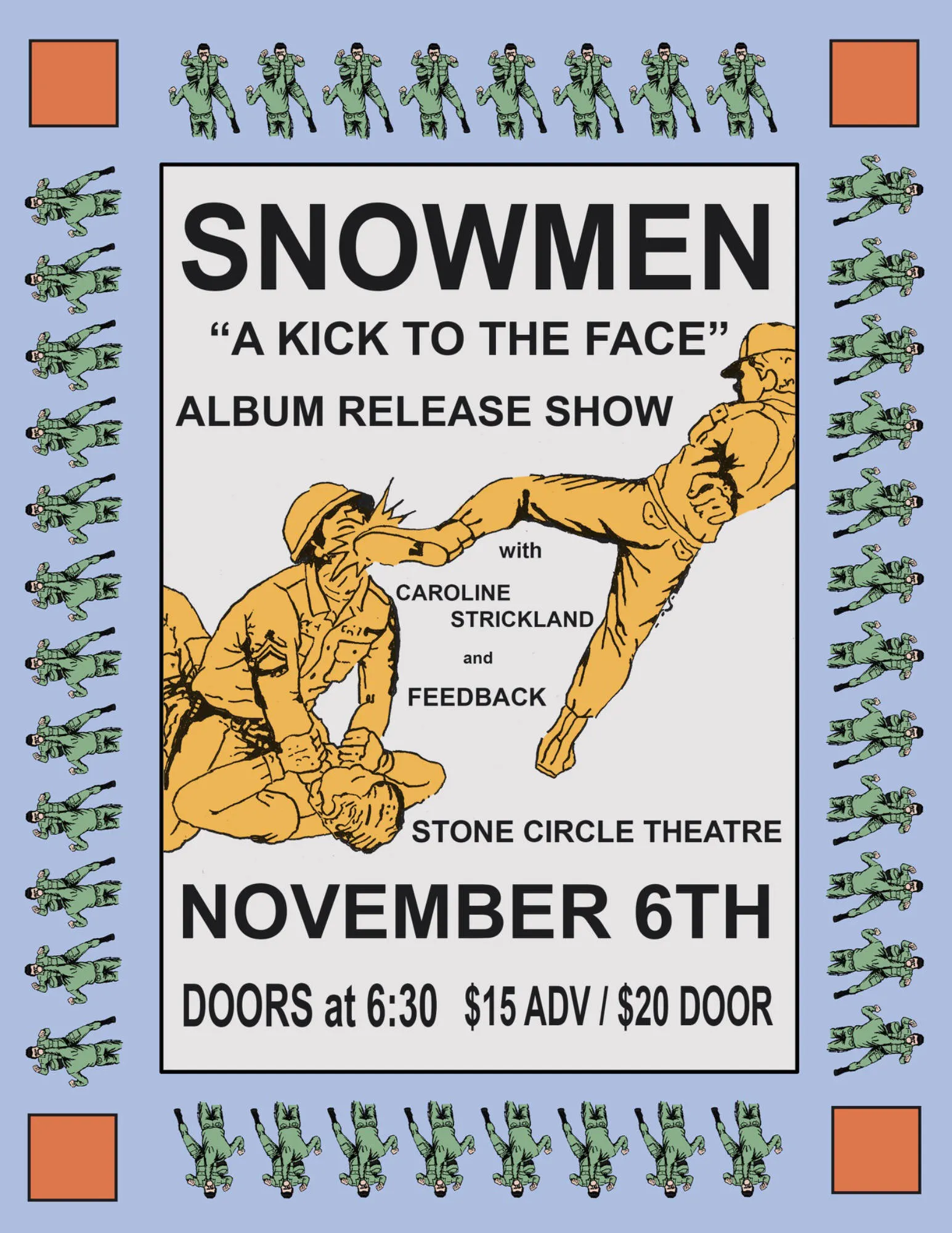 SNOWMEN - A Kick to the Face Album Release Show event banner