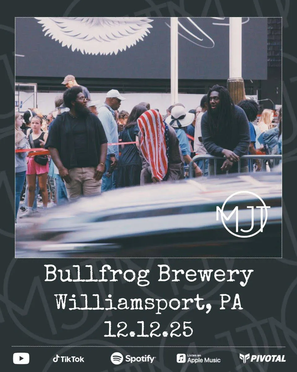 MJT @ The Bullfrog! event banner