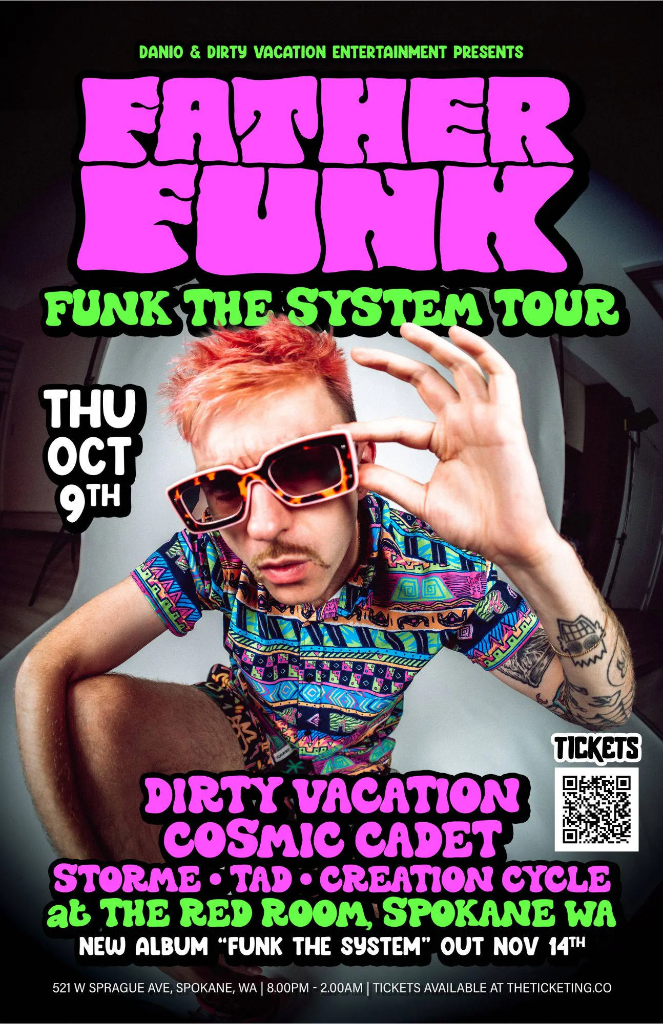 ThuRRsday: FATHER FUNK - FUNK THE SYSTEM TOUR 10/9 event banner