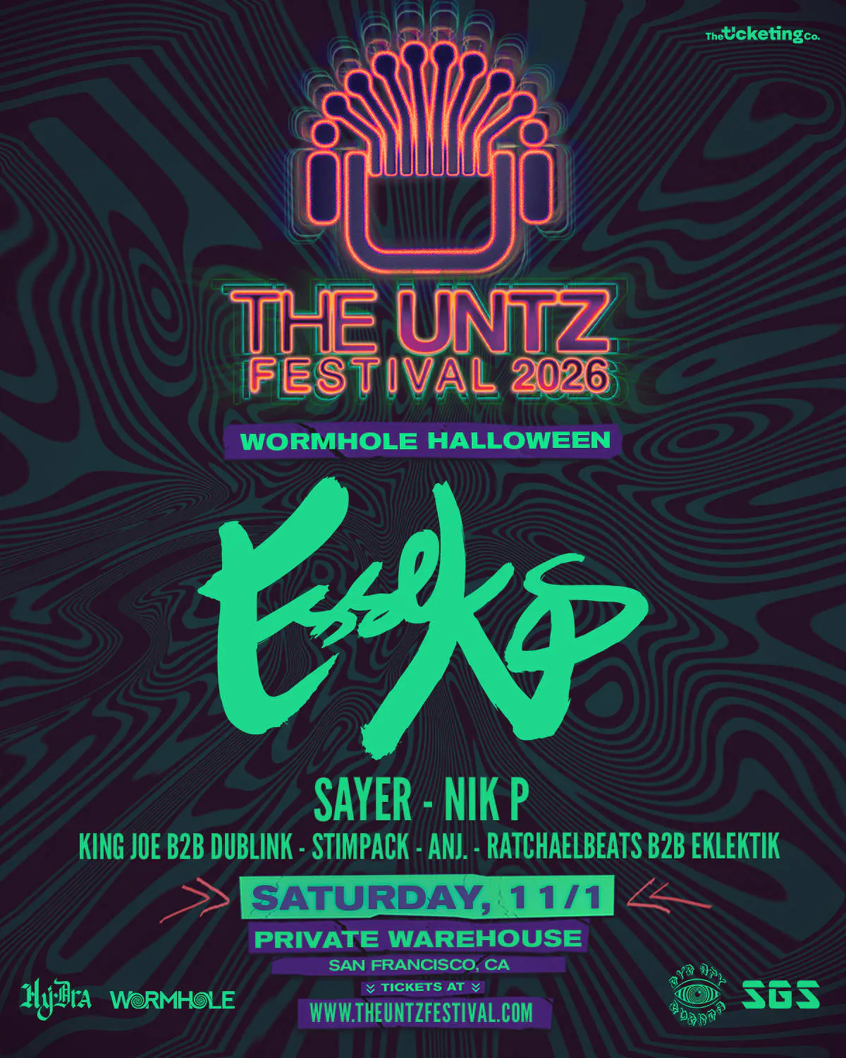 Wormhole Halloween ft Esseks event banner