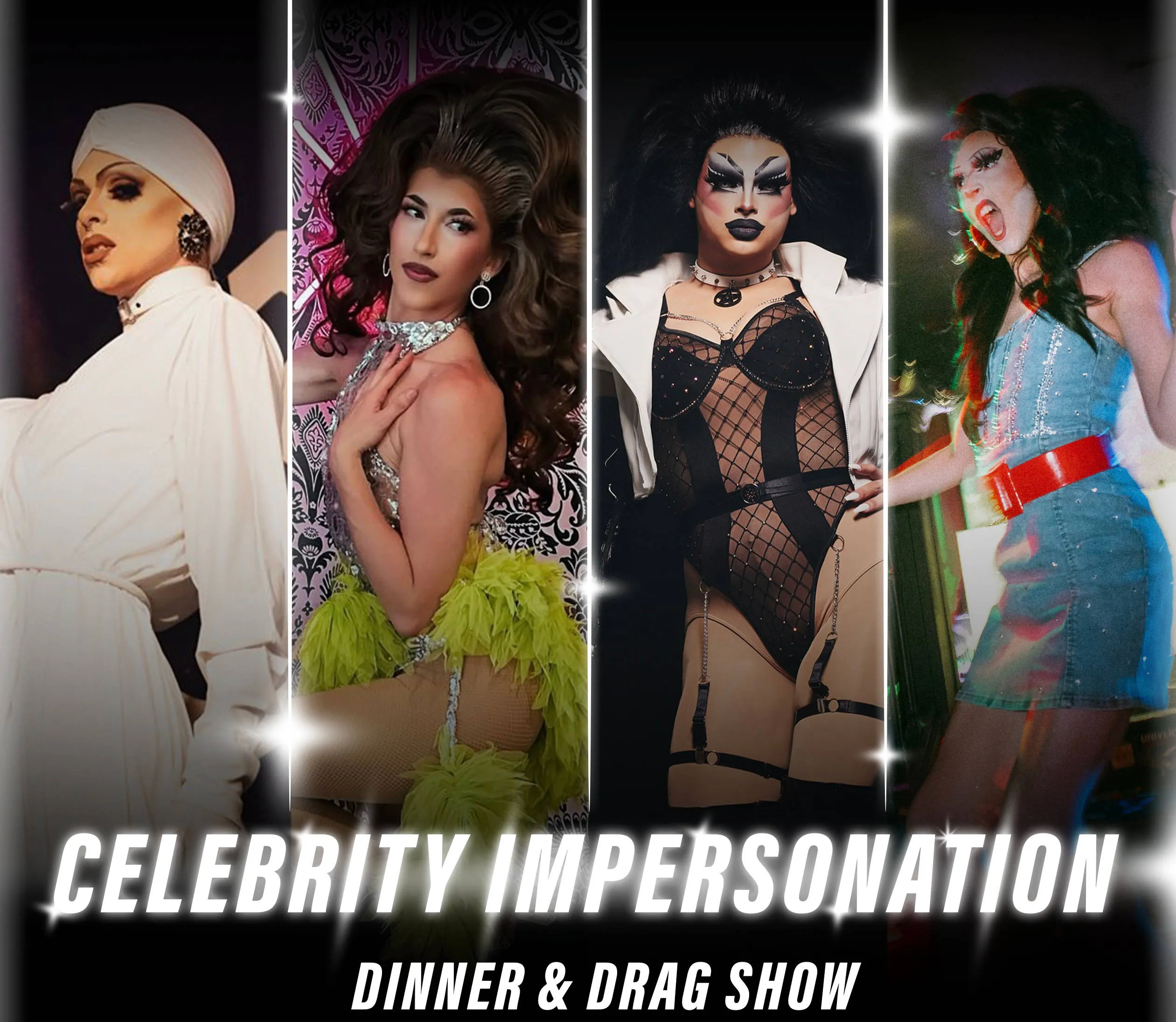 (CANCELLED) Celebrity Impersonation Dinner & Drag Show at Sto Lat Bar! event banner