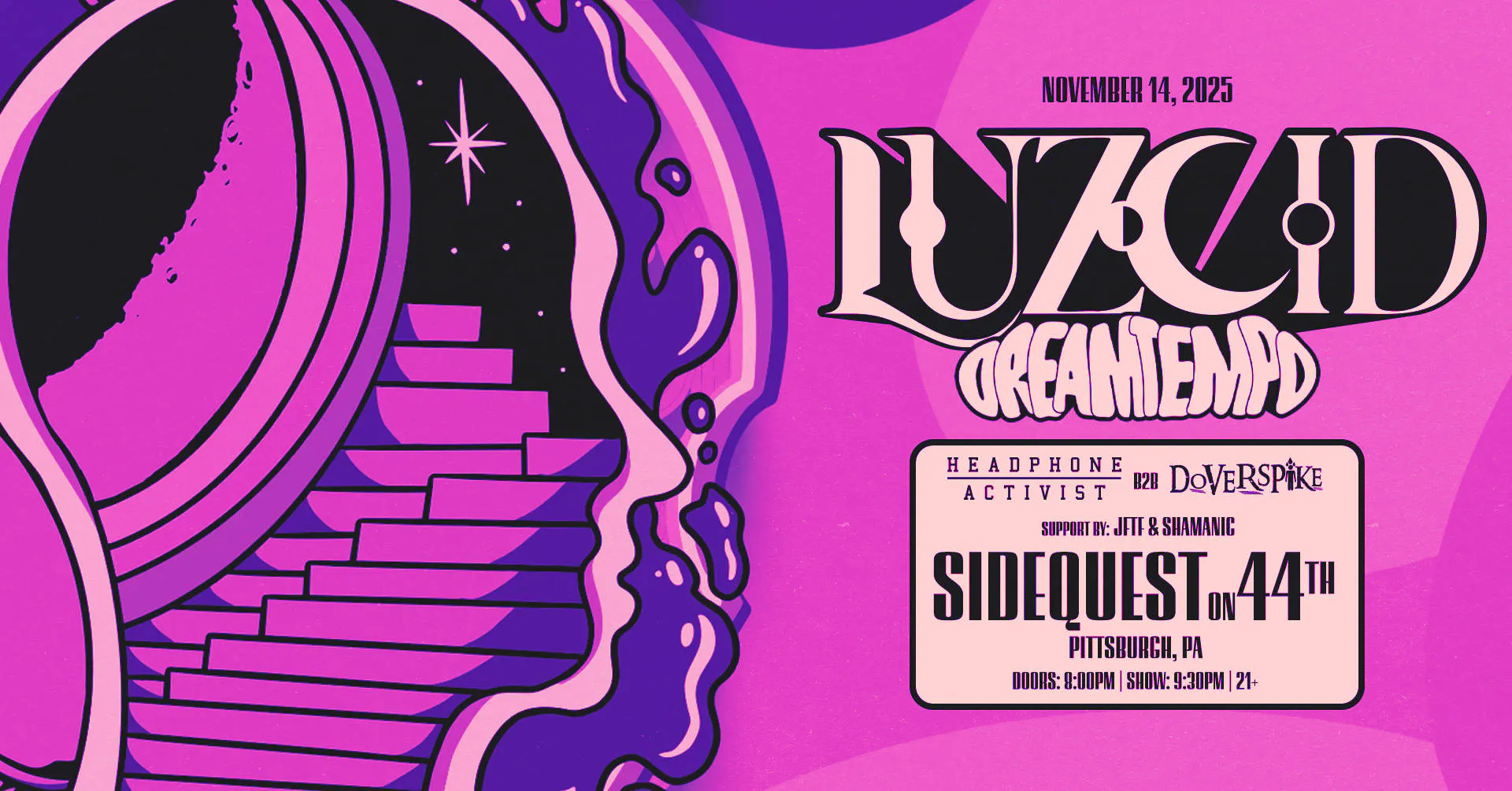 Luzcid: Dreamtempo event banner