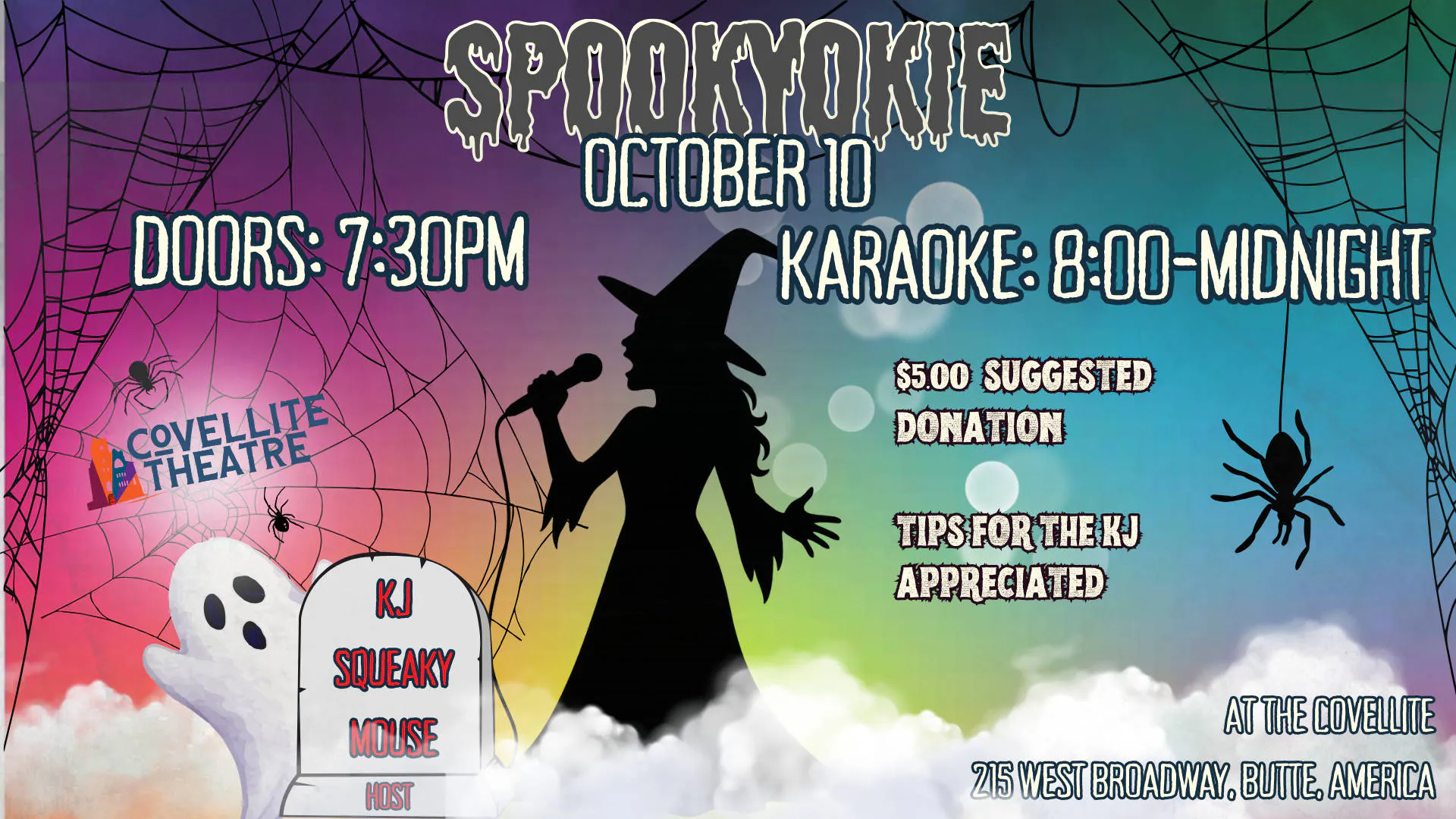 Spookyokie event banner