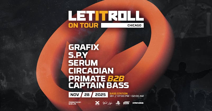 LET IT ROLL ON TOUR AT BASS STATION event banner