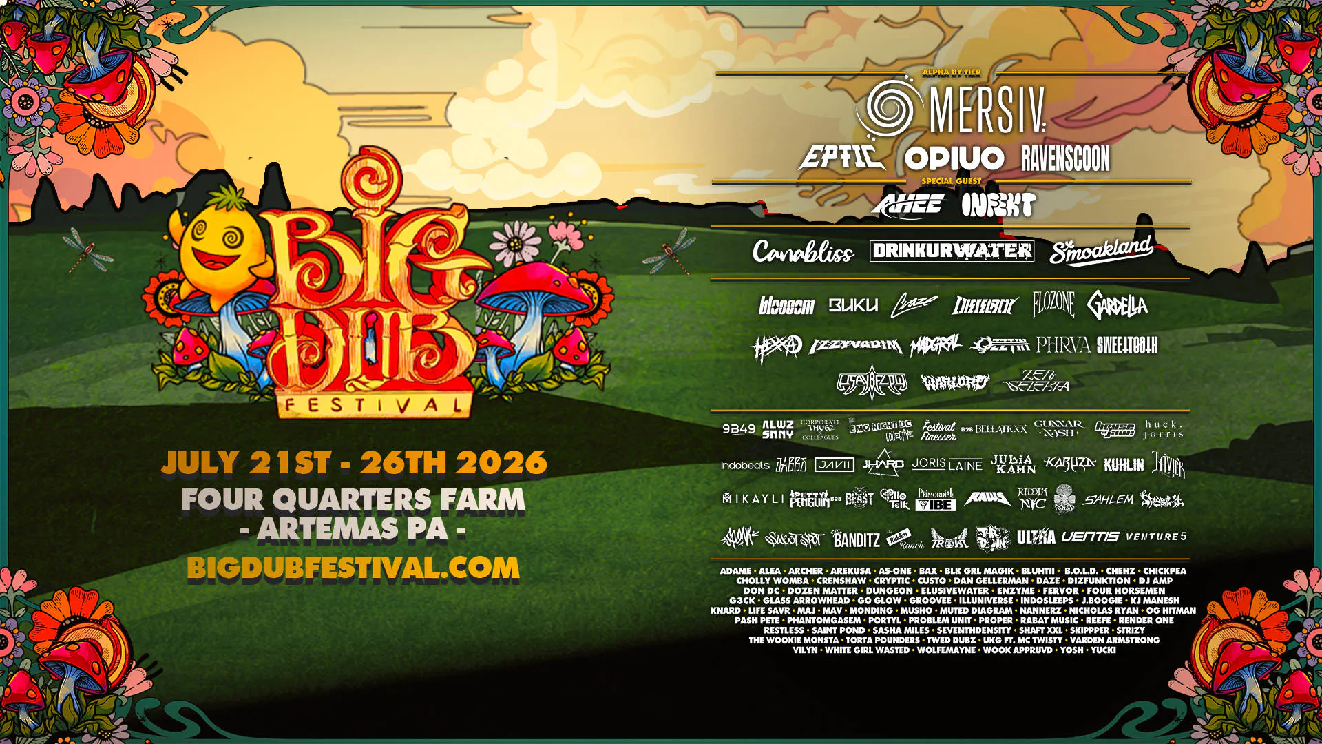 Big Dub Festival 2026 event banner
