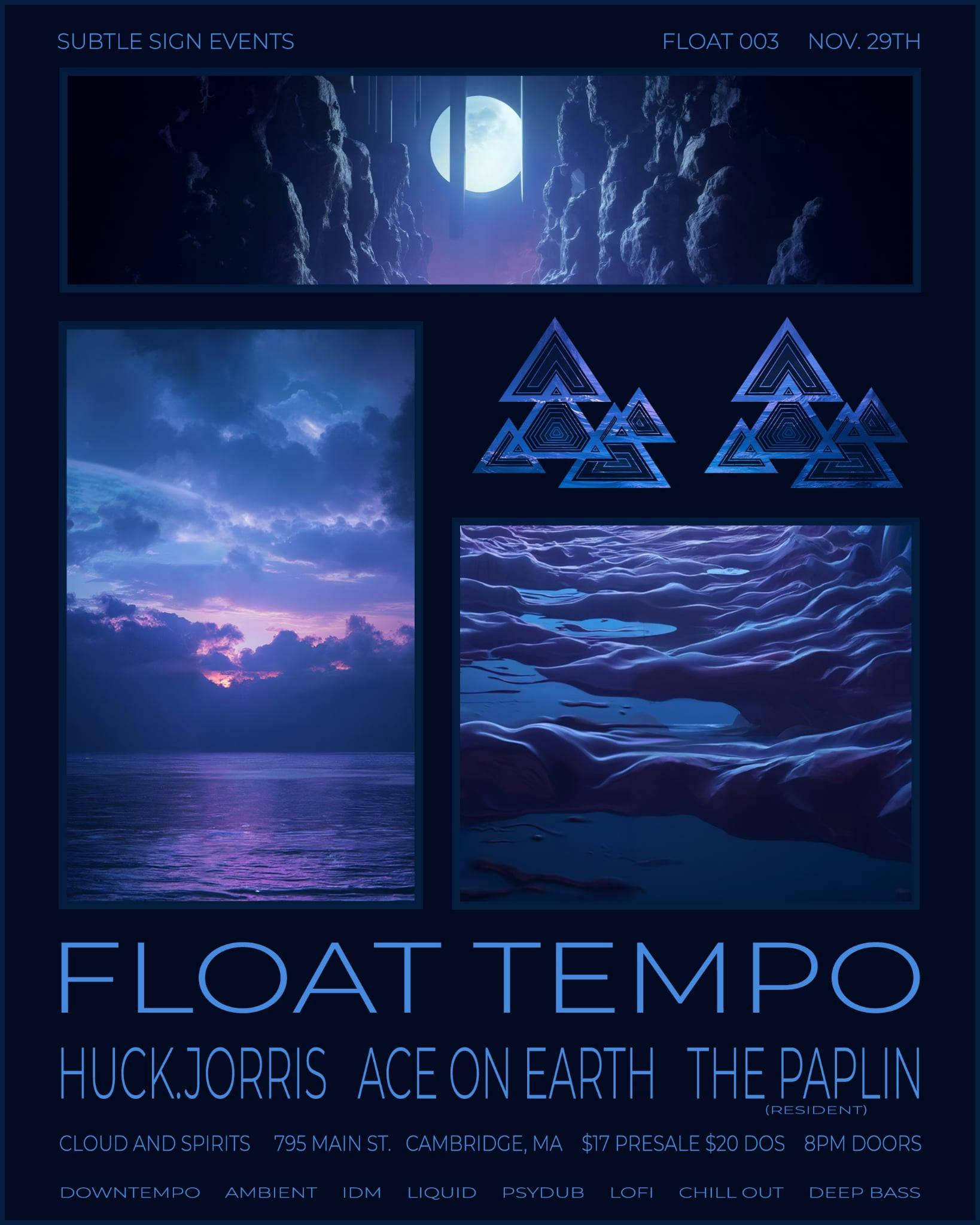 Floatempo 003: Huck.Jorris, Ace On Earth event banner