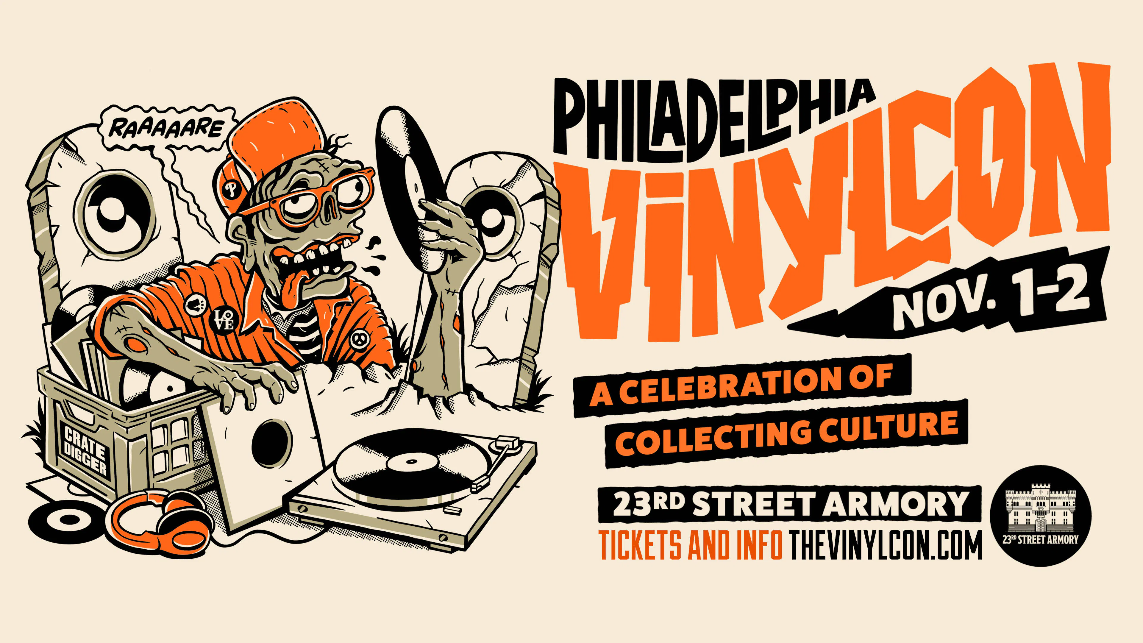VinylCon! Philadelphia - November 1-2 event banner
