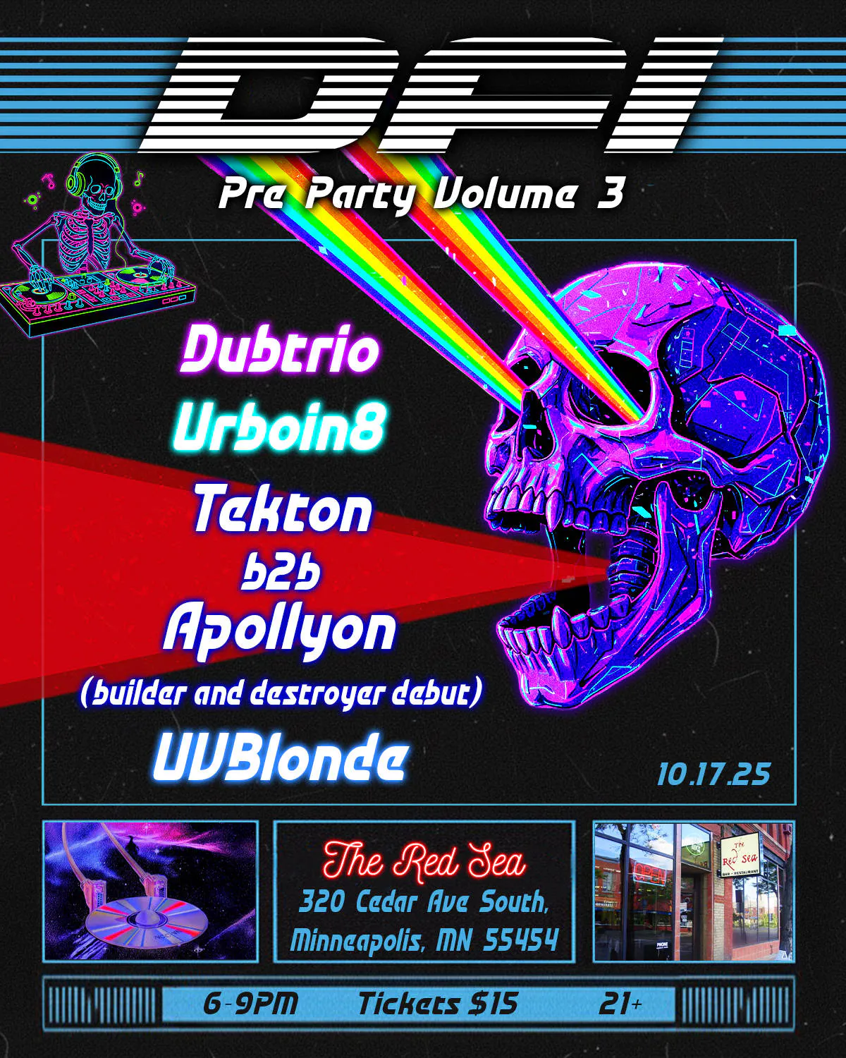 DFI Pre Party Volume 3 event banner