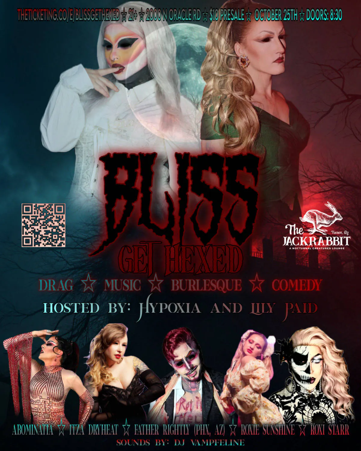 BLISS: GET HEXED event banner