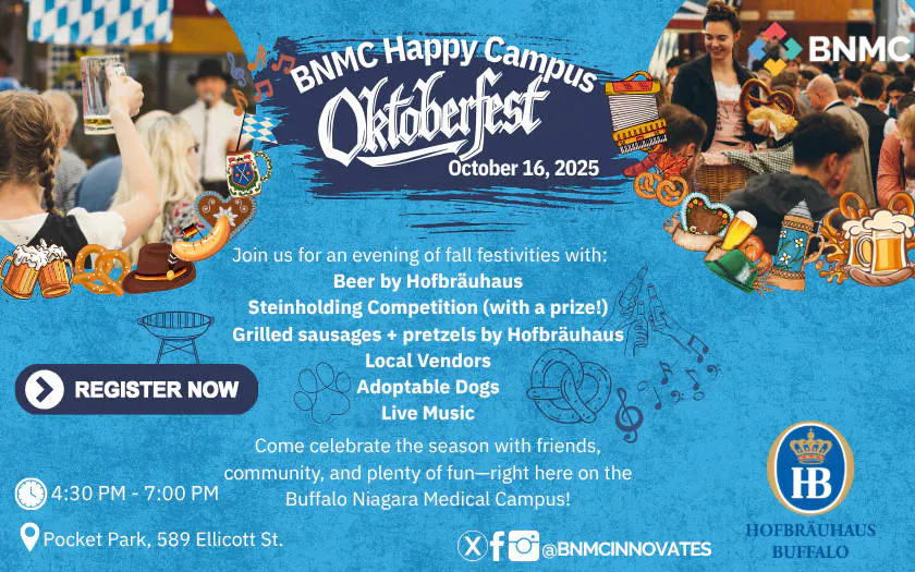BNMC Happy Campus Oktoberfest event banner