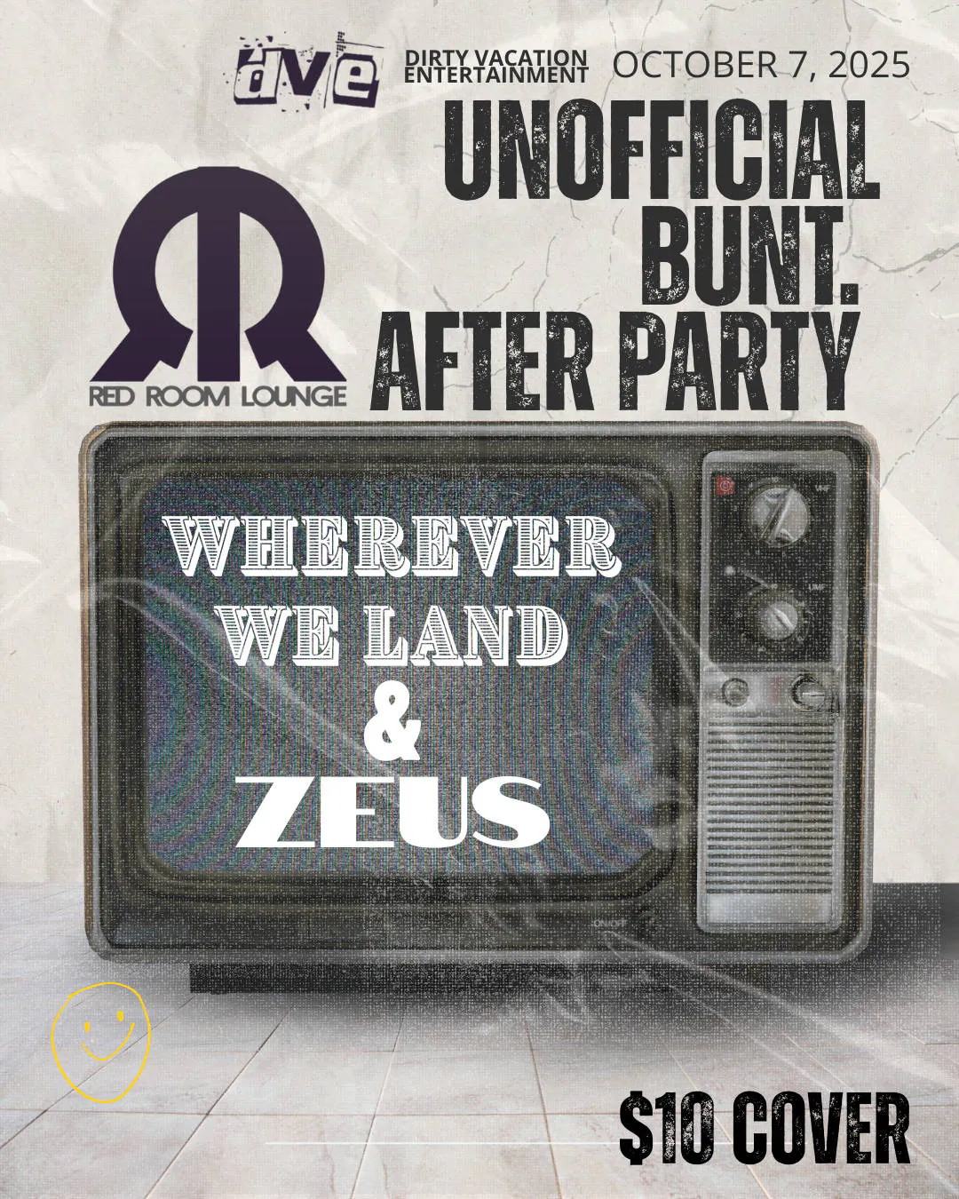 Unofficial BUNT. After Party event banner