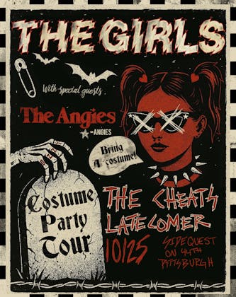 The Girls with The Angies, The Cheats & Latecomer event banner