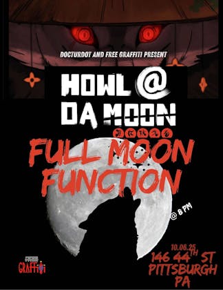FREE EVENT - Howl @ Da Moon - Full Moon Function Pop Up event banner