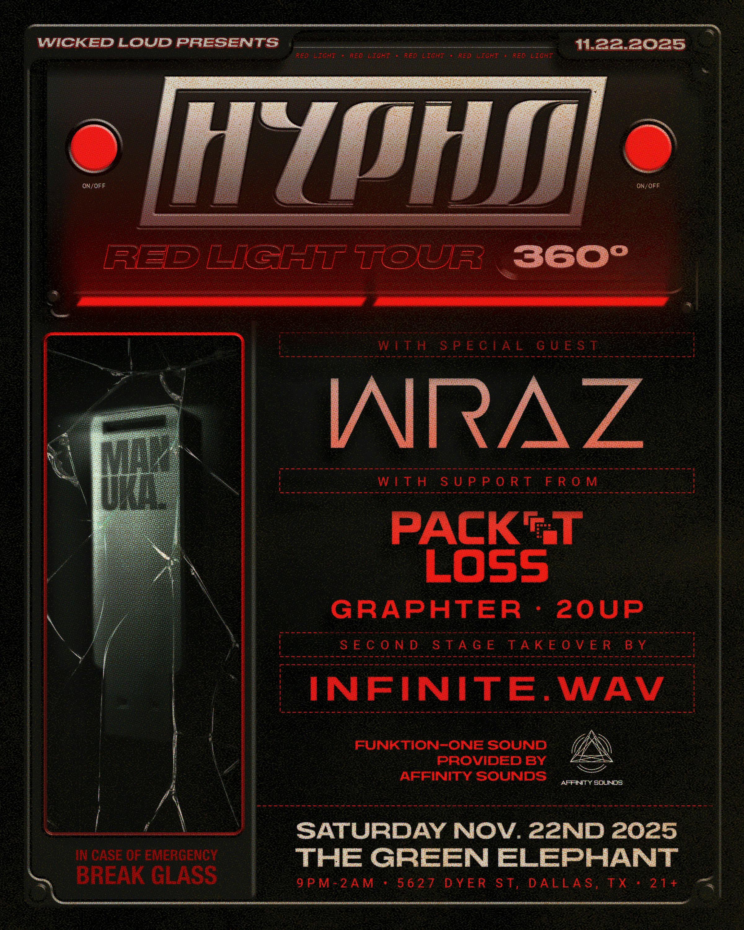 Hypho presents Red Light Tour event banner