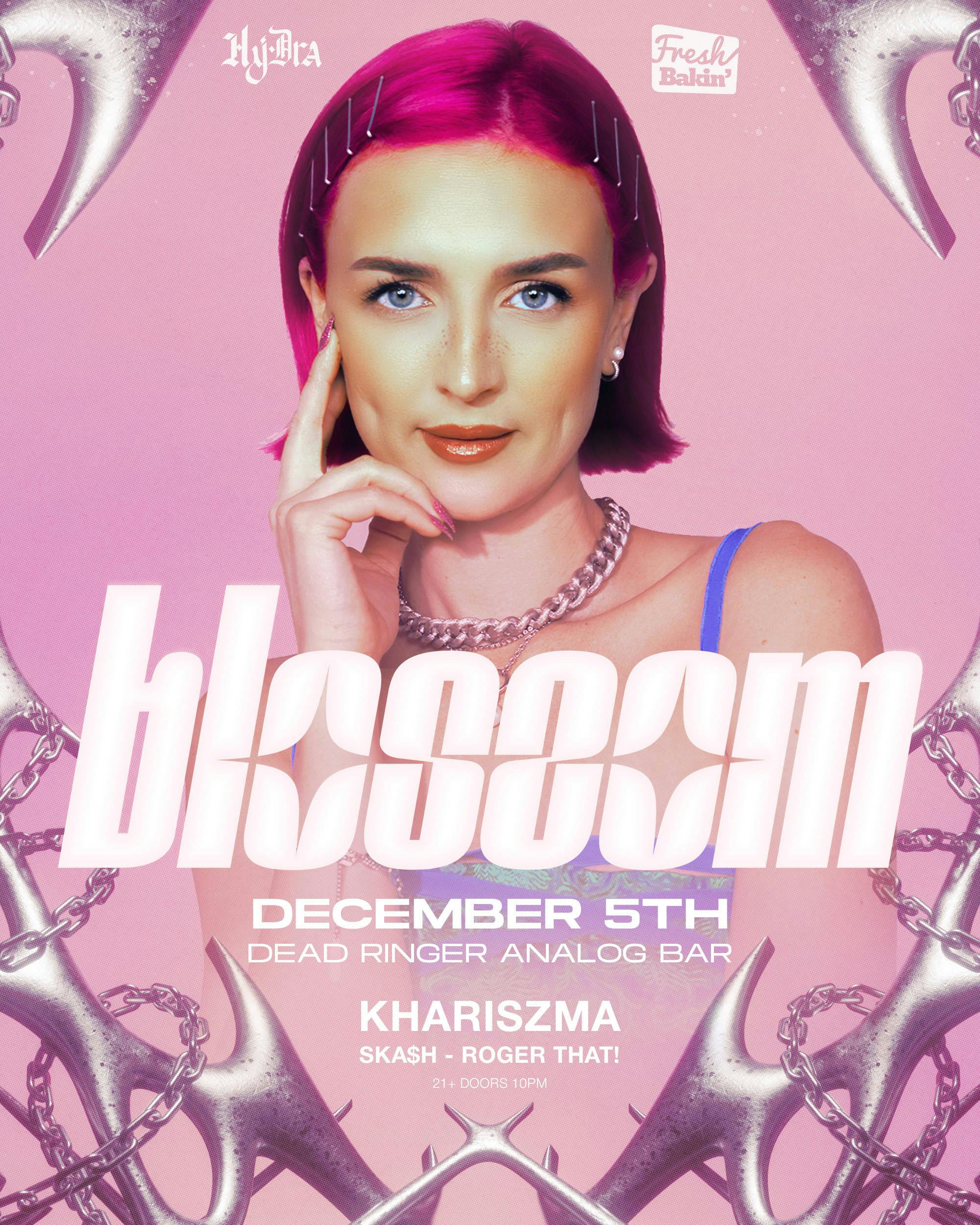 Blossom at Dead Ringer event banner