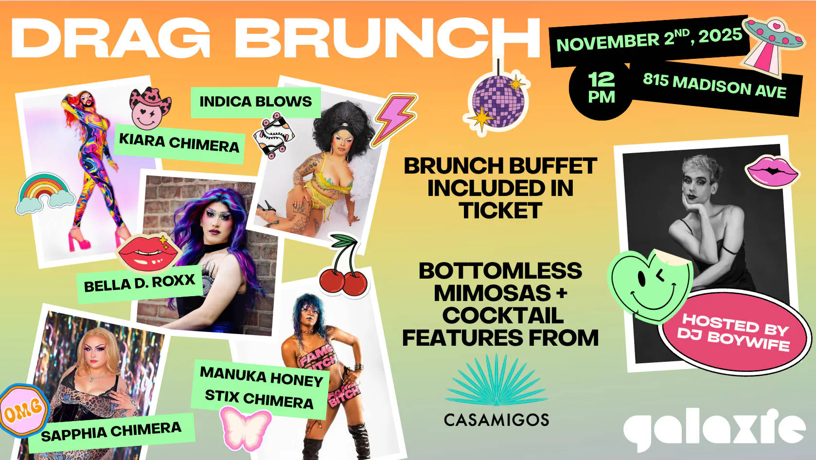Drag Brunch at Galaxie event banner