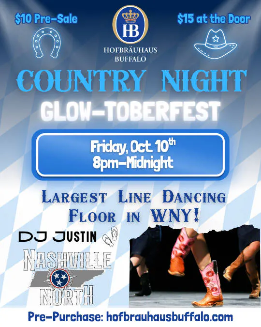 Country Night with Nashville North & DJ Justin! event banner