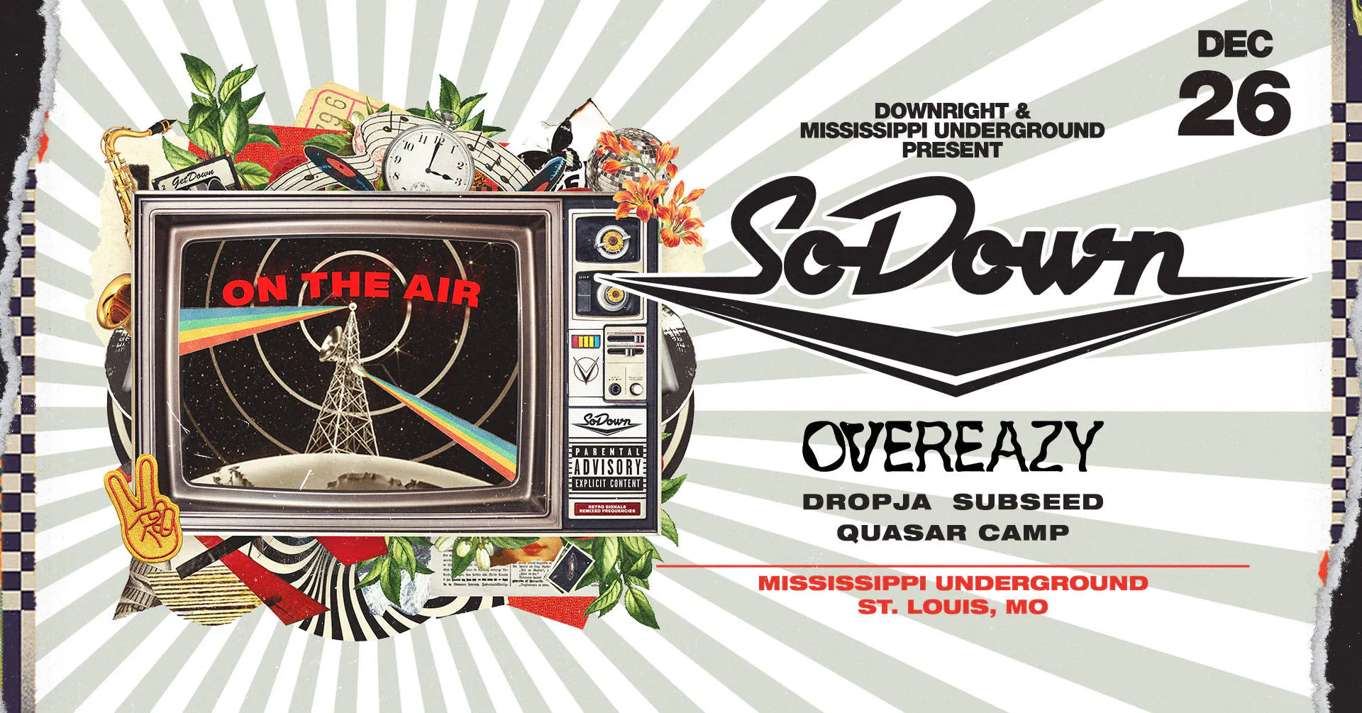 SoDown, OverEazy & More event banner