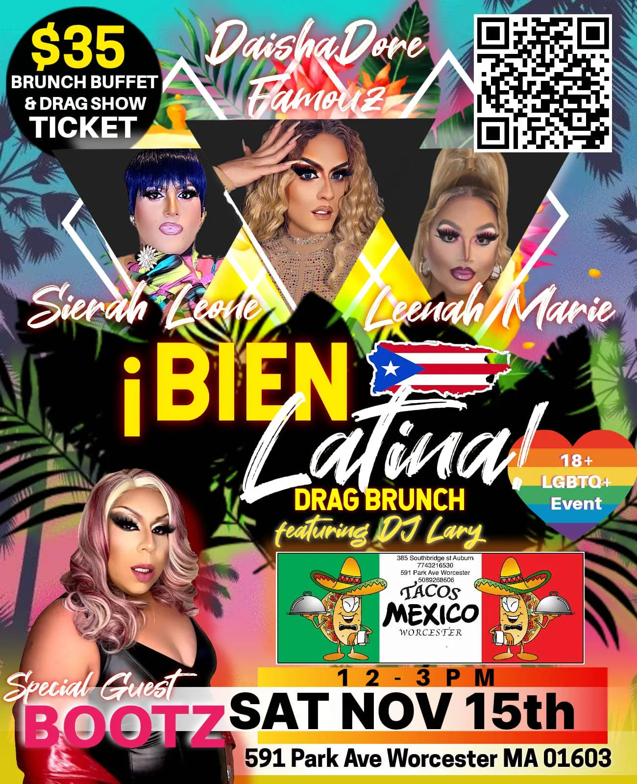 Bien Latina Drag Brunch event banner