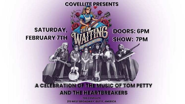 The Waiting – A Celebration of the Music of Tom Petty and the Heartbreakers event banner